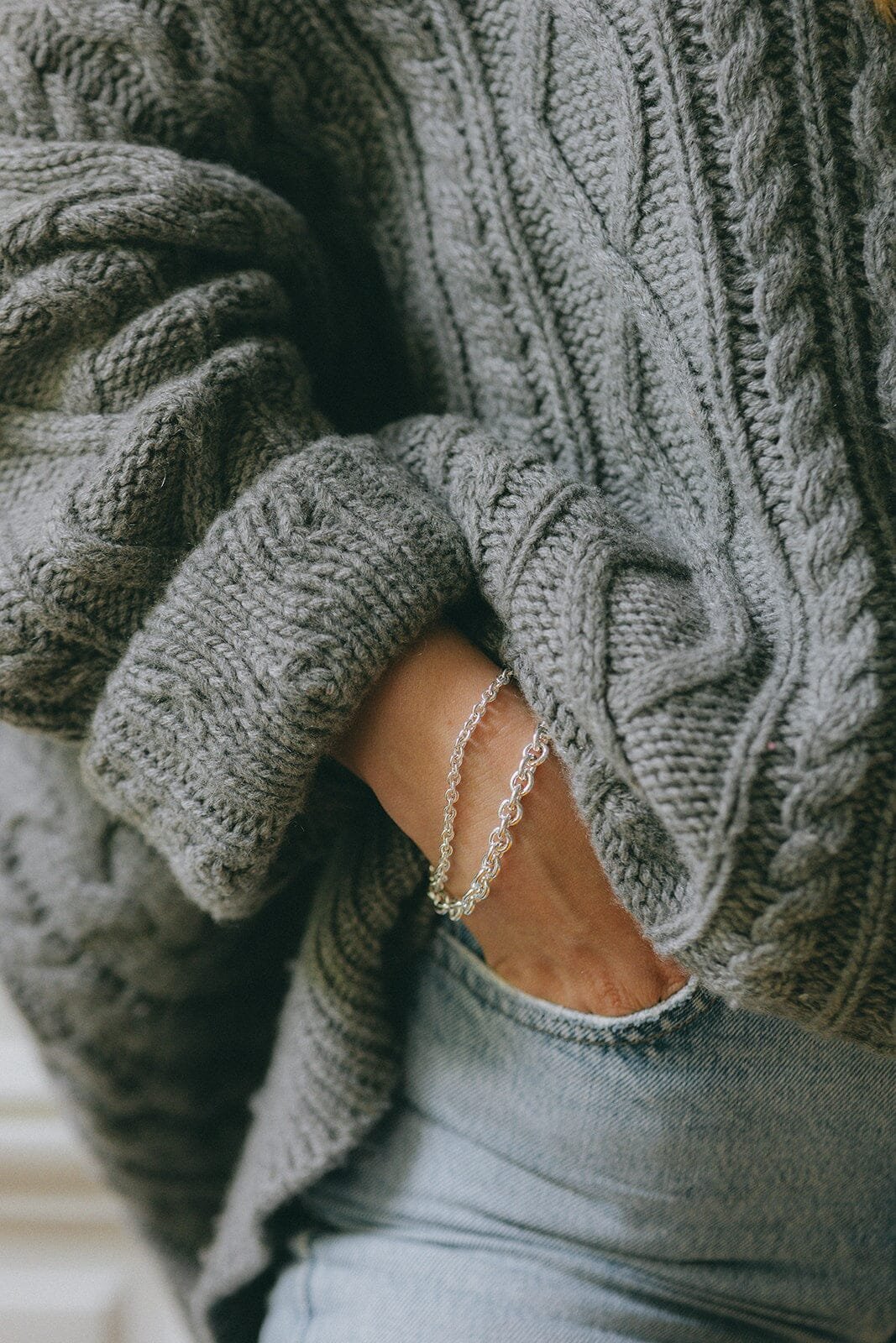 Fine gold bracelet MONSIEUR SIMONE Silver