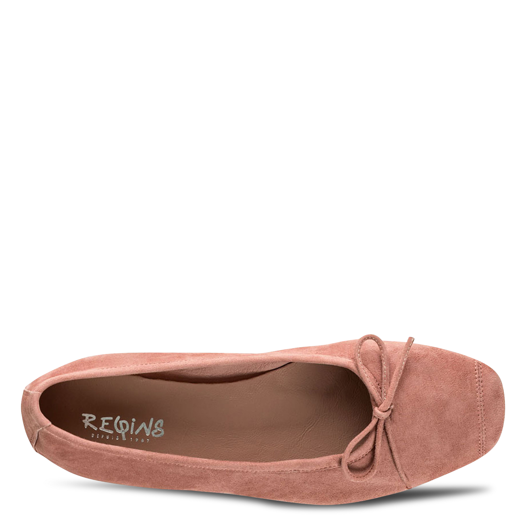 Ballerines en cuir REQINS Rose