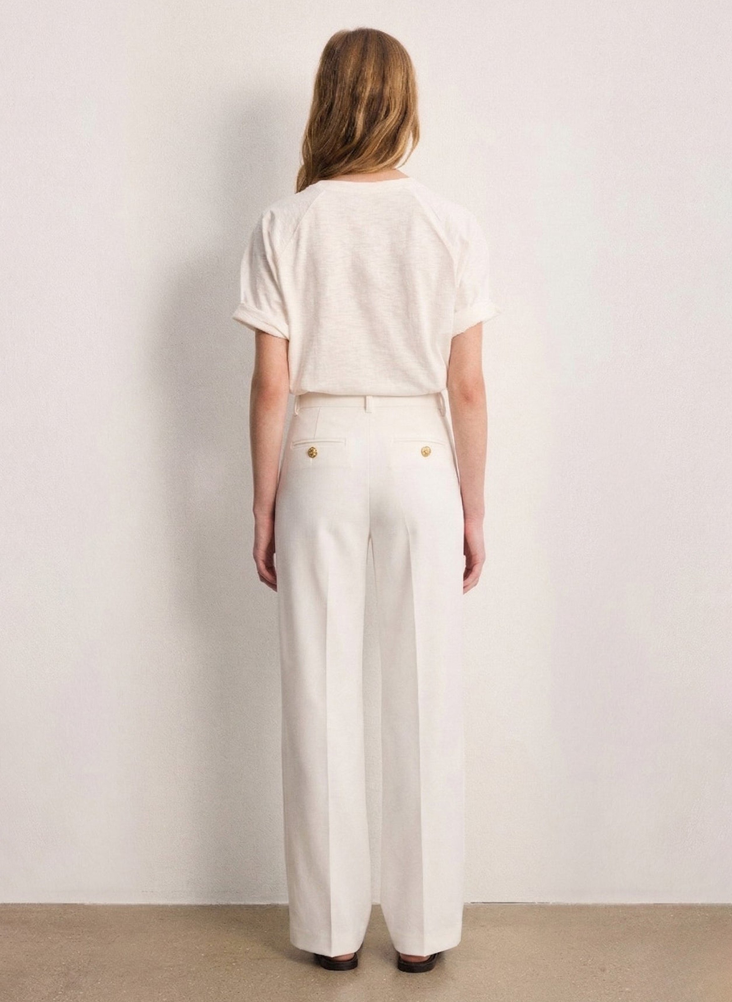 Weit geschnittene Jeans PABLO Beige