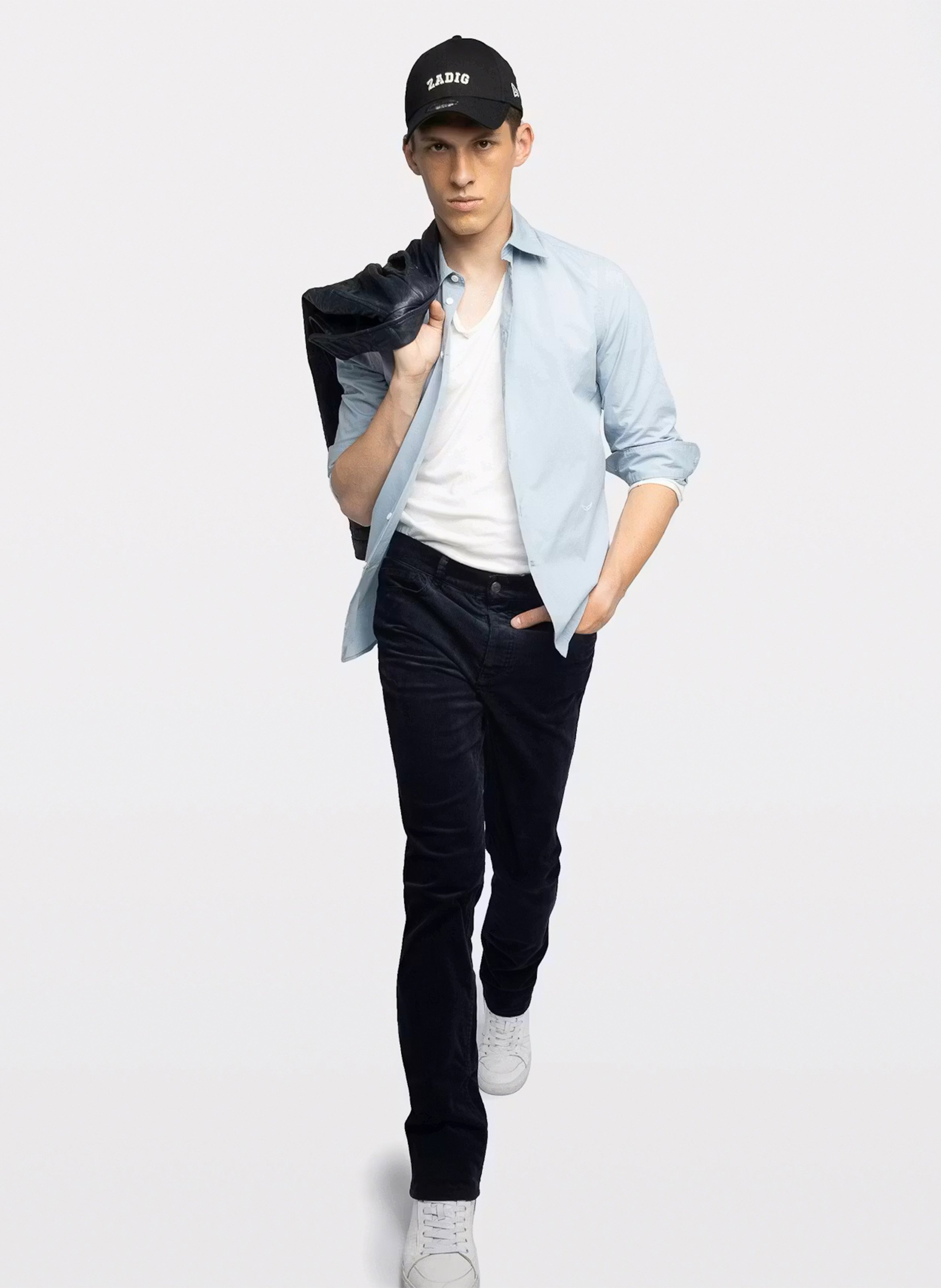 Slim-fit stretch cotton jeans ZADIG&VOLTAIRE Blue