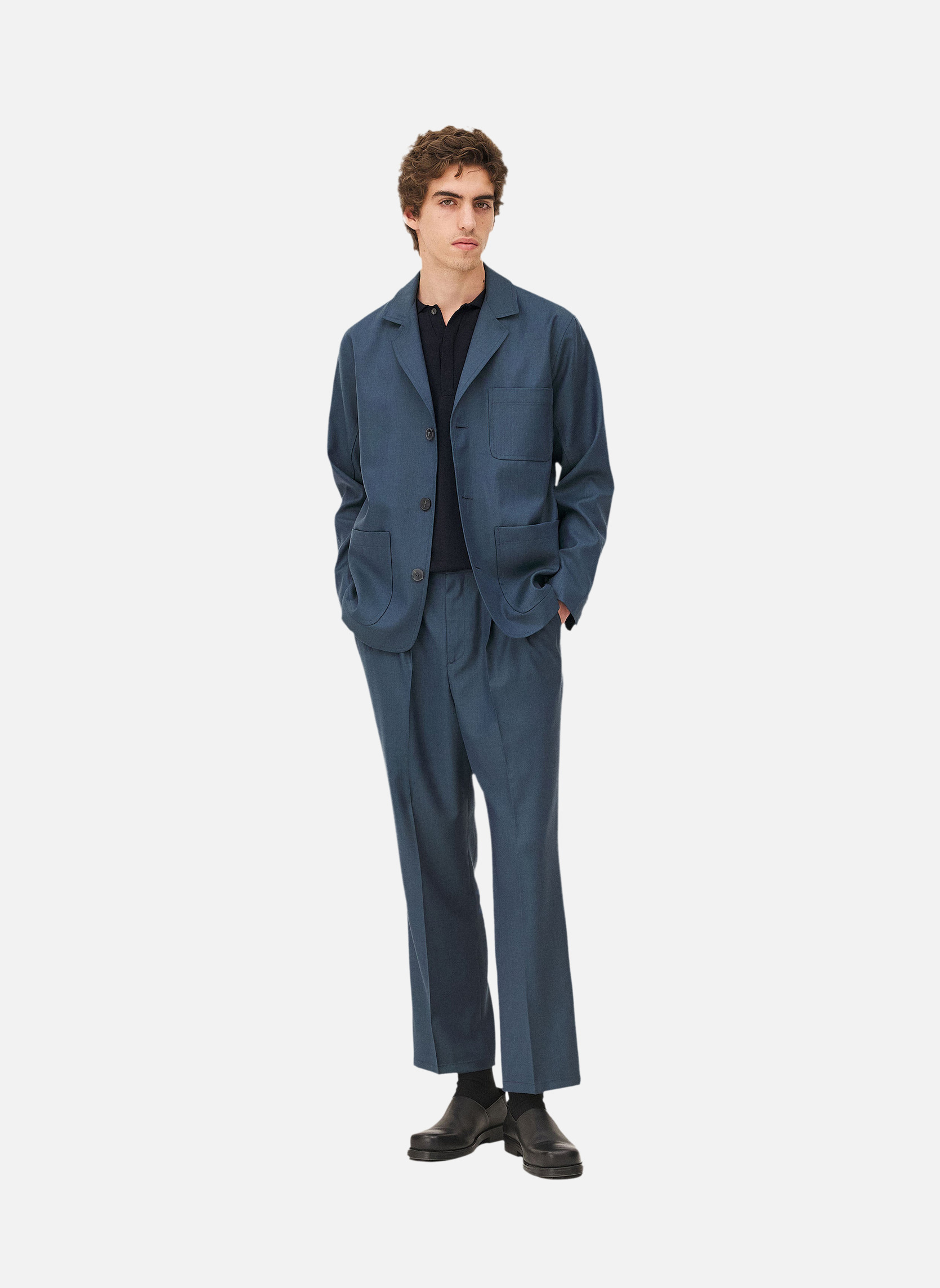 Casual blazer Nairo Deep Lagoon Noyoco Blue