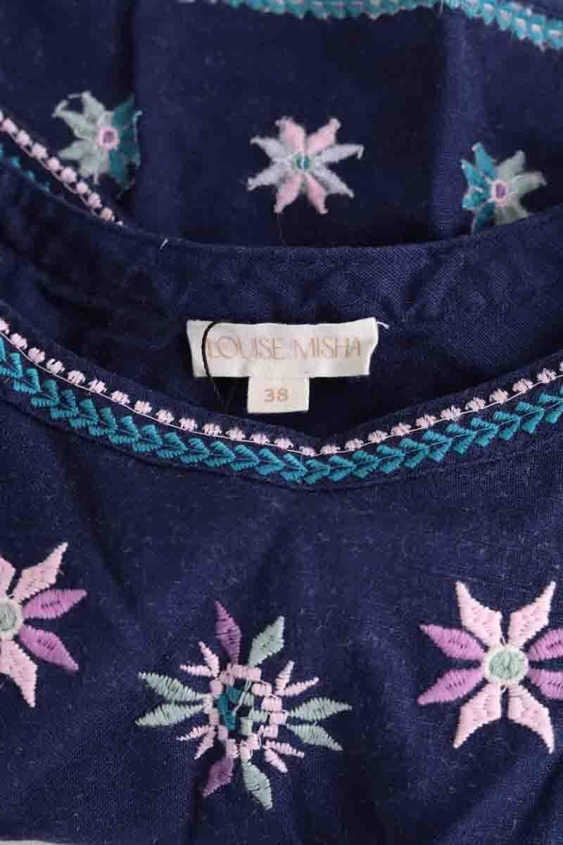 Azawood sleeveless top LOUISE MISHA - Seconde Main Blue