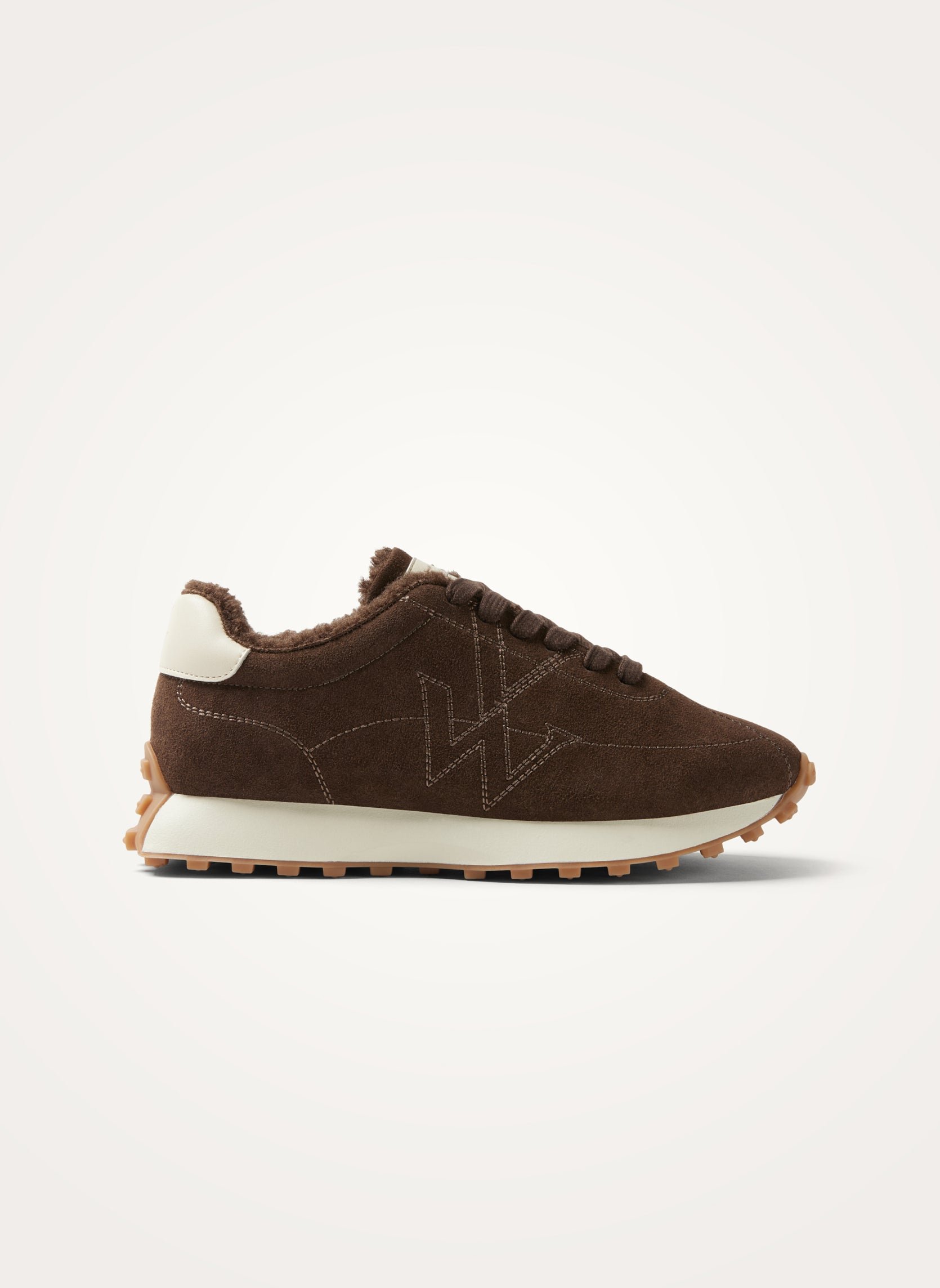 Sneakers with sewn monogram on running sole VANESSA WU