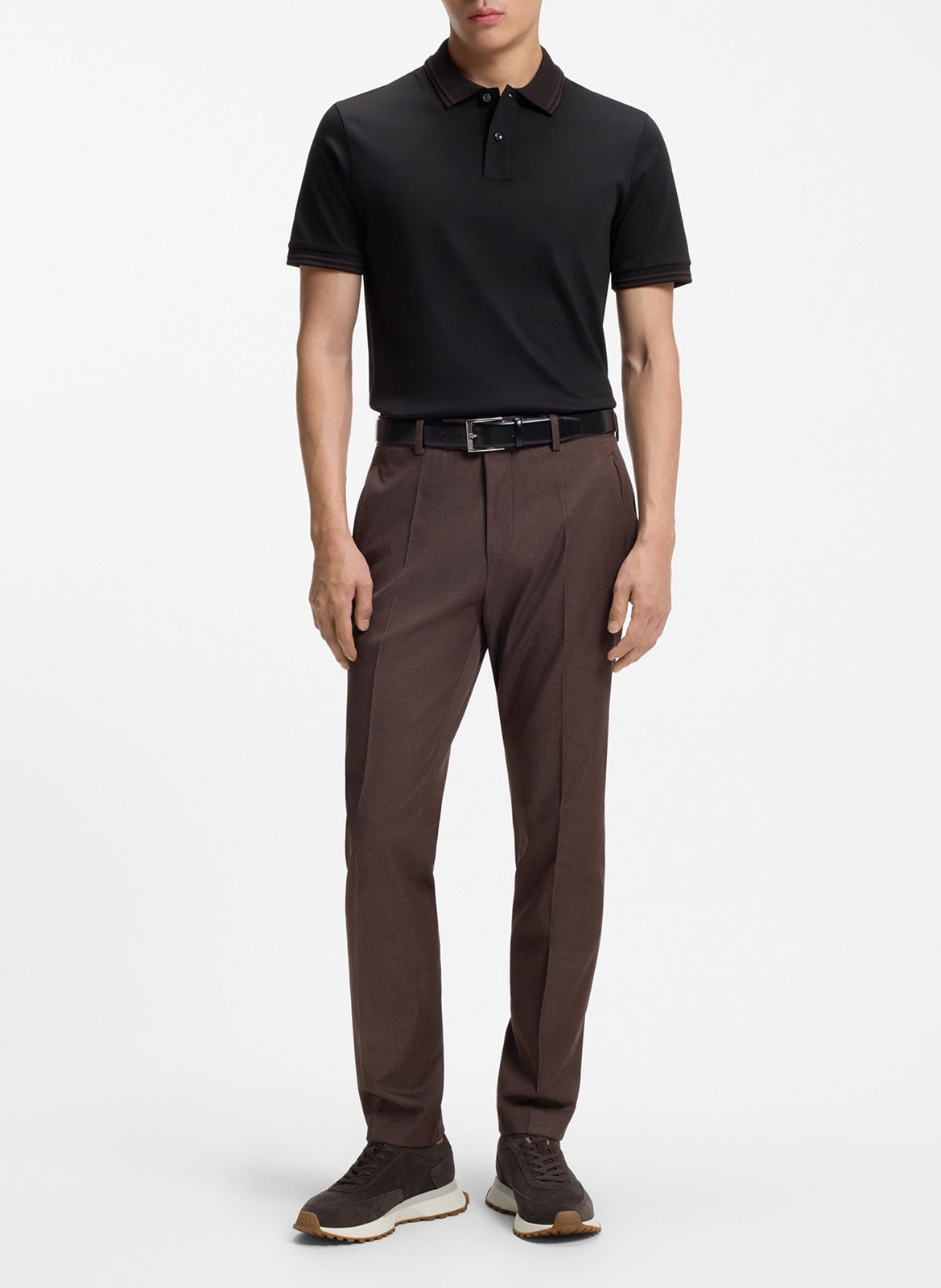 Adventure 2.0 Alpine Oxford leather trainers BOSS Brown