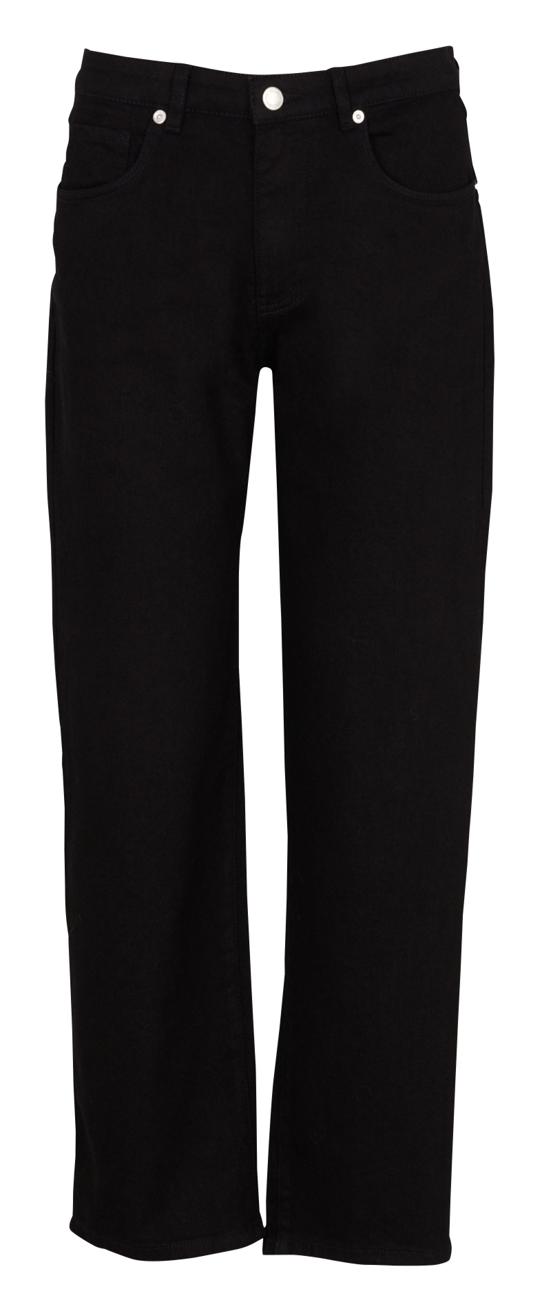 Cotton-blend straight-leg jeans IKKS Black