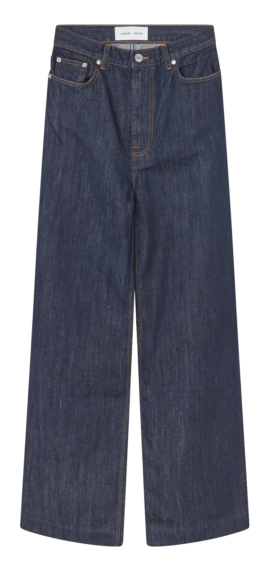 Jean large en denim brut SAMSOE SAMSOE Blauw