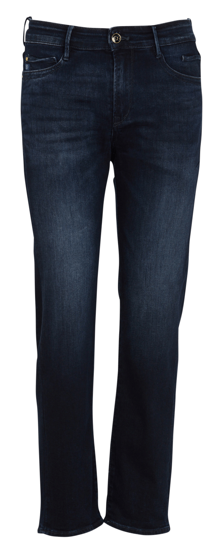 Straight Cut Jeans aus Baumwoll-Mix LE TEMPS DES CERISES Blau