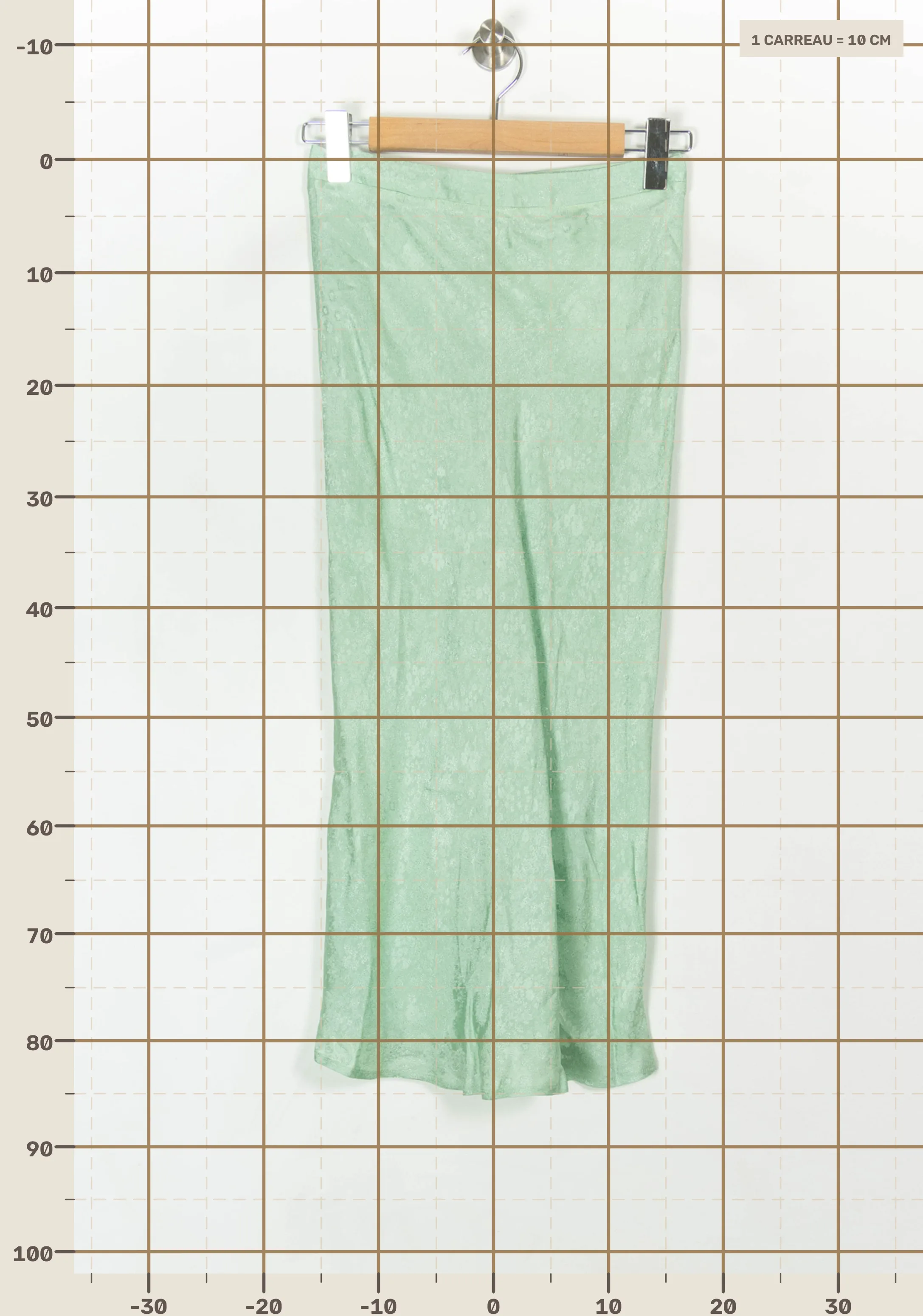 Short & midi skirt MODETROTTER - Seconde Main Green