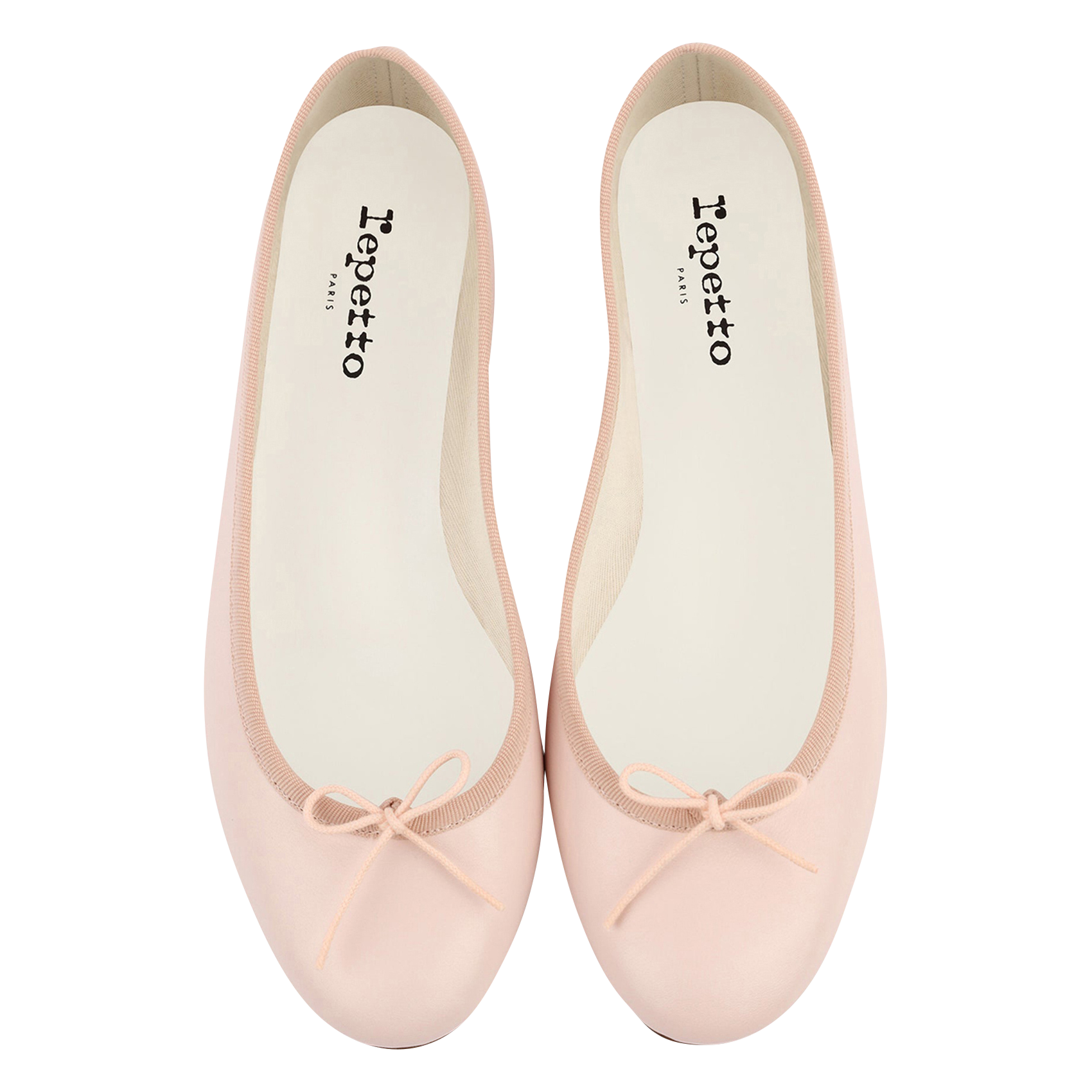 Leren ballerina's REPETTO Roze