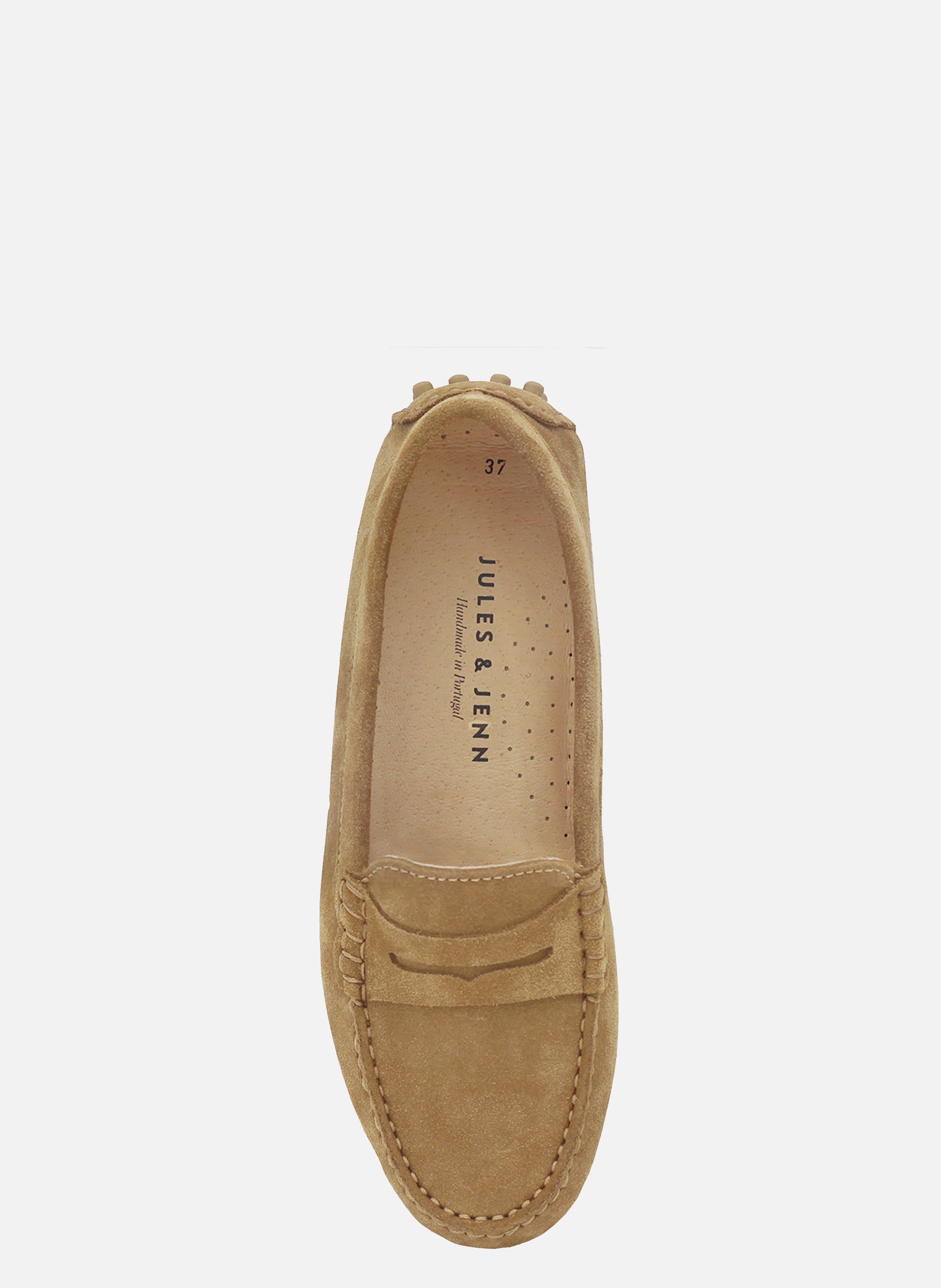 Suede loafers JULES & JENN Brown