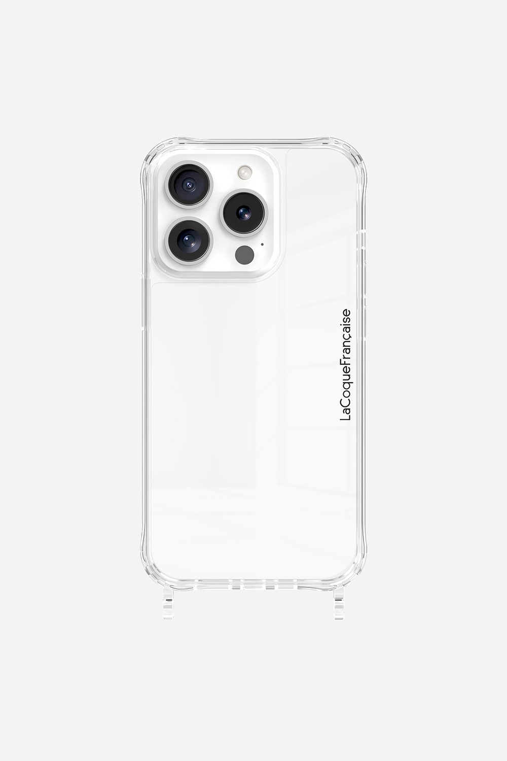 Coque de téléphone avec anneaux pour iphone 15 pro LA COQUE FRANCAISE Argent