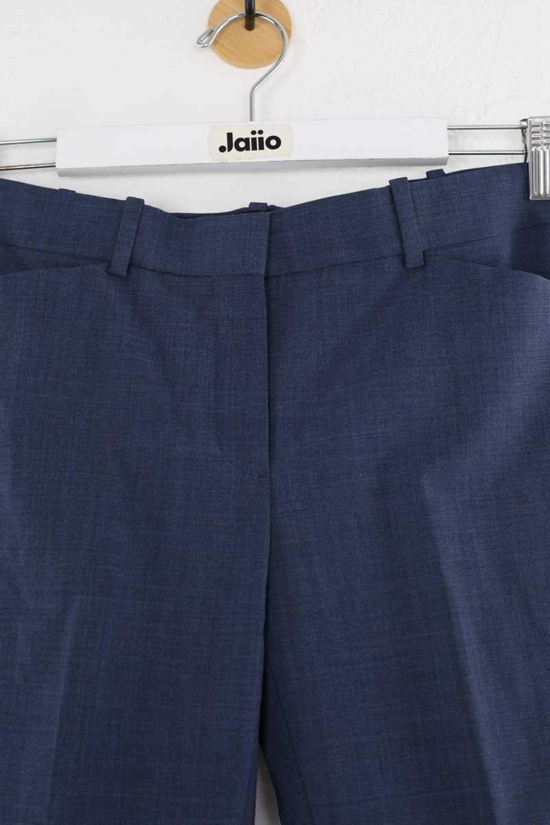 Alpha slim wool trousers THEORY - Seconde Main Blue