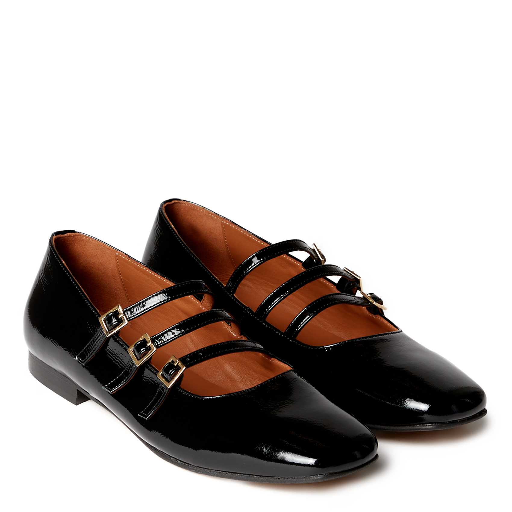 Leather Mary Janes SAISON 1865 Black