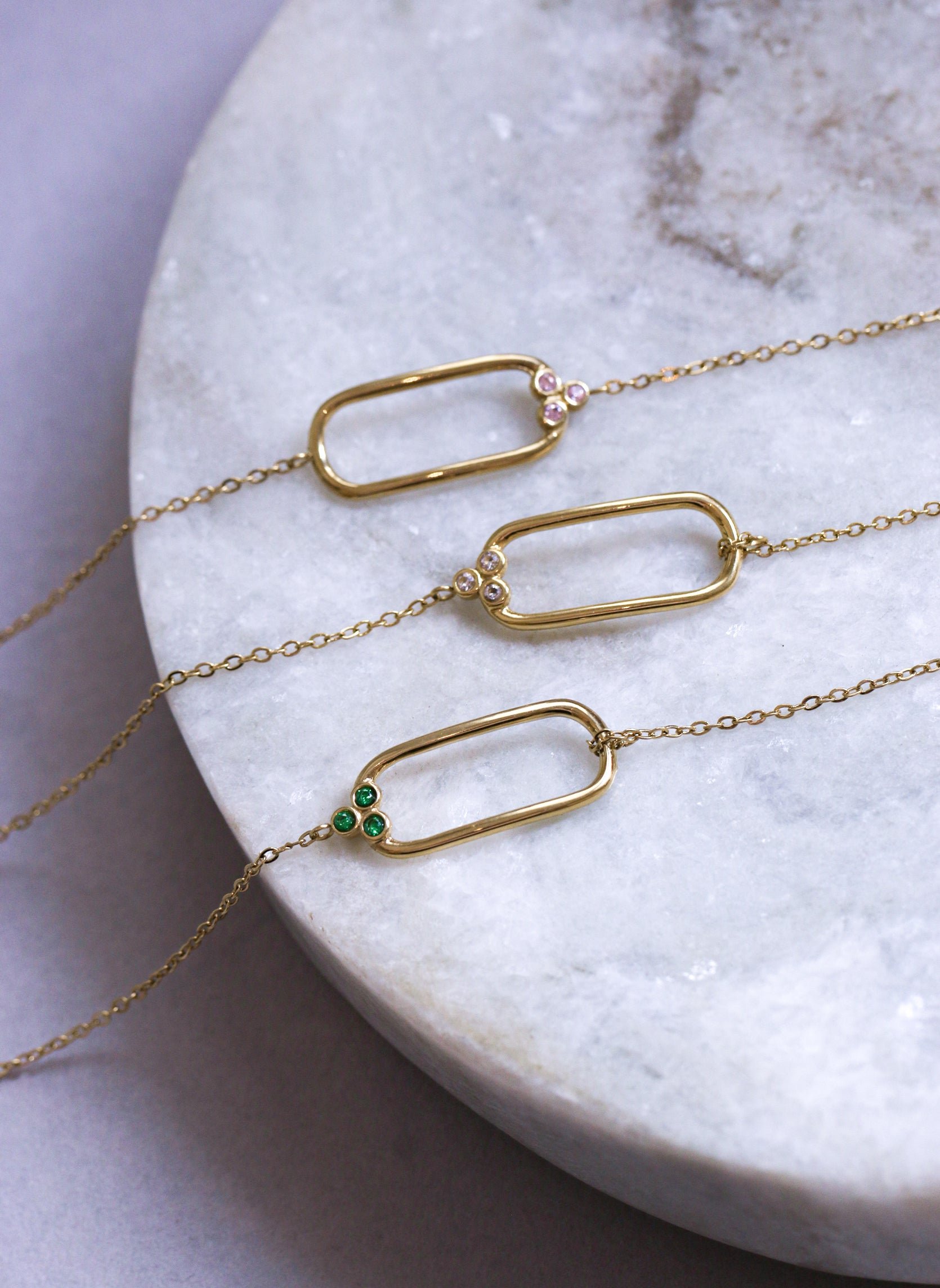 Chain chaos bracelet AEC Paris Pink