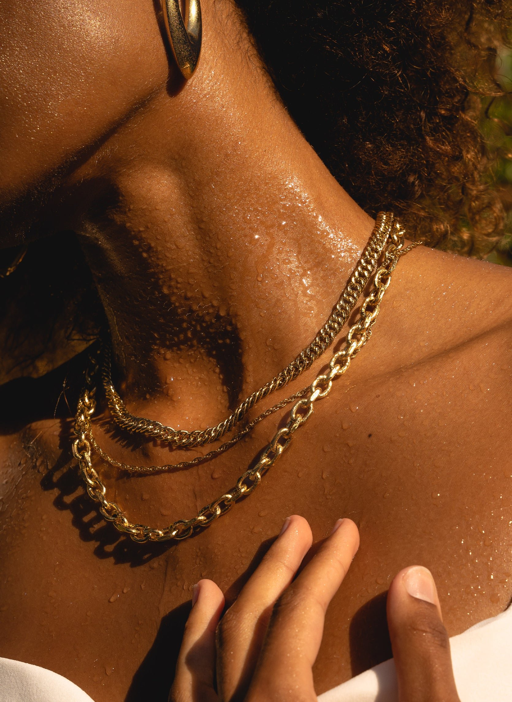 Cephee chain necklace AEC Paris Golden