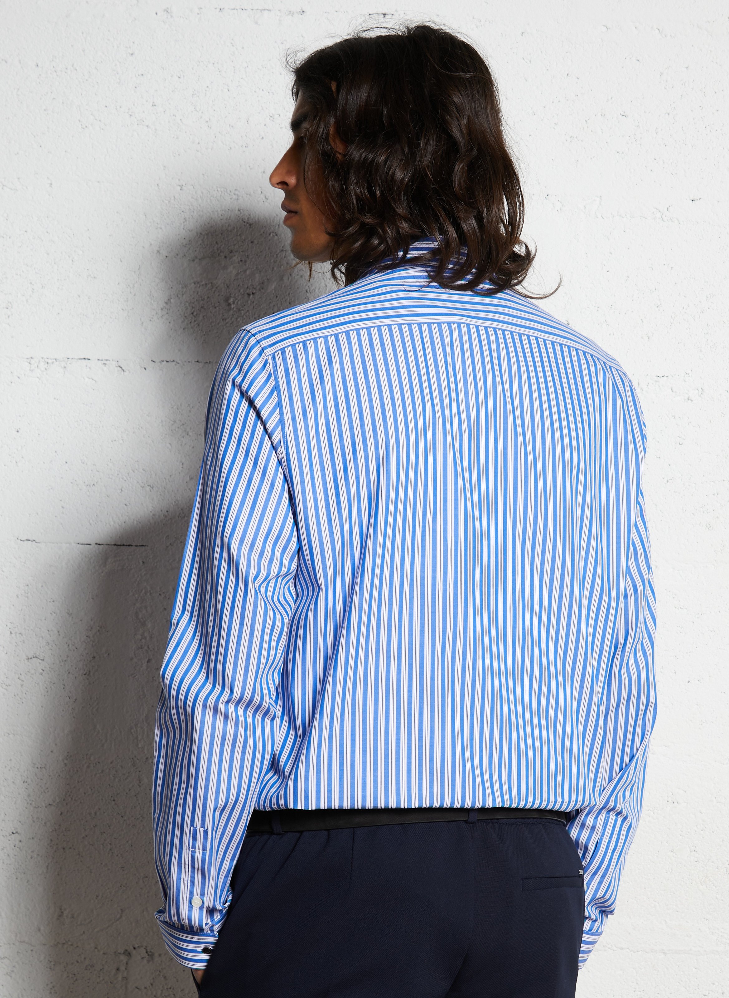 Chemise regular-fit à rayures  IKKS Bleu