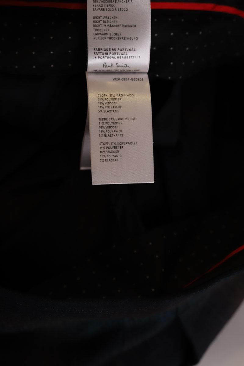 Bandol straight woollen trousers PAUL SMITH - Seconde main Black