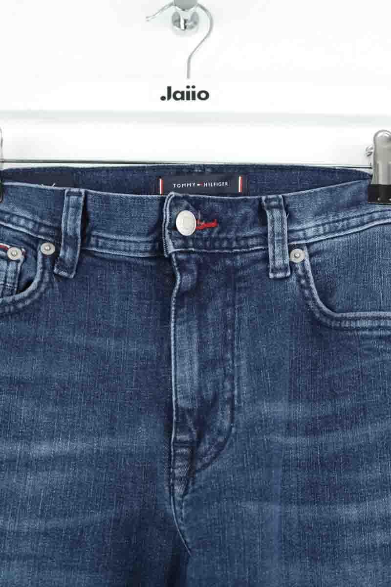 Cotton straight jeans TOMMY HILFIGER - SECONDE MAIN Blue