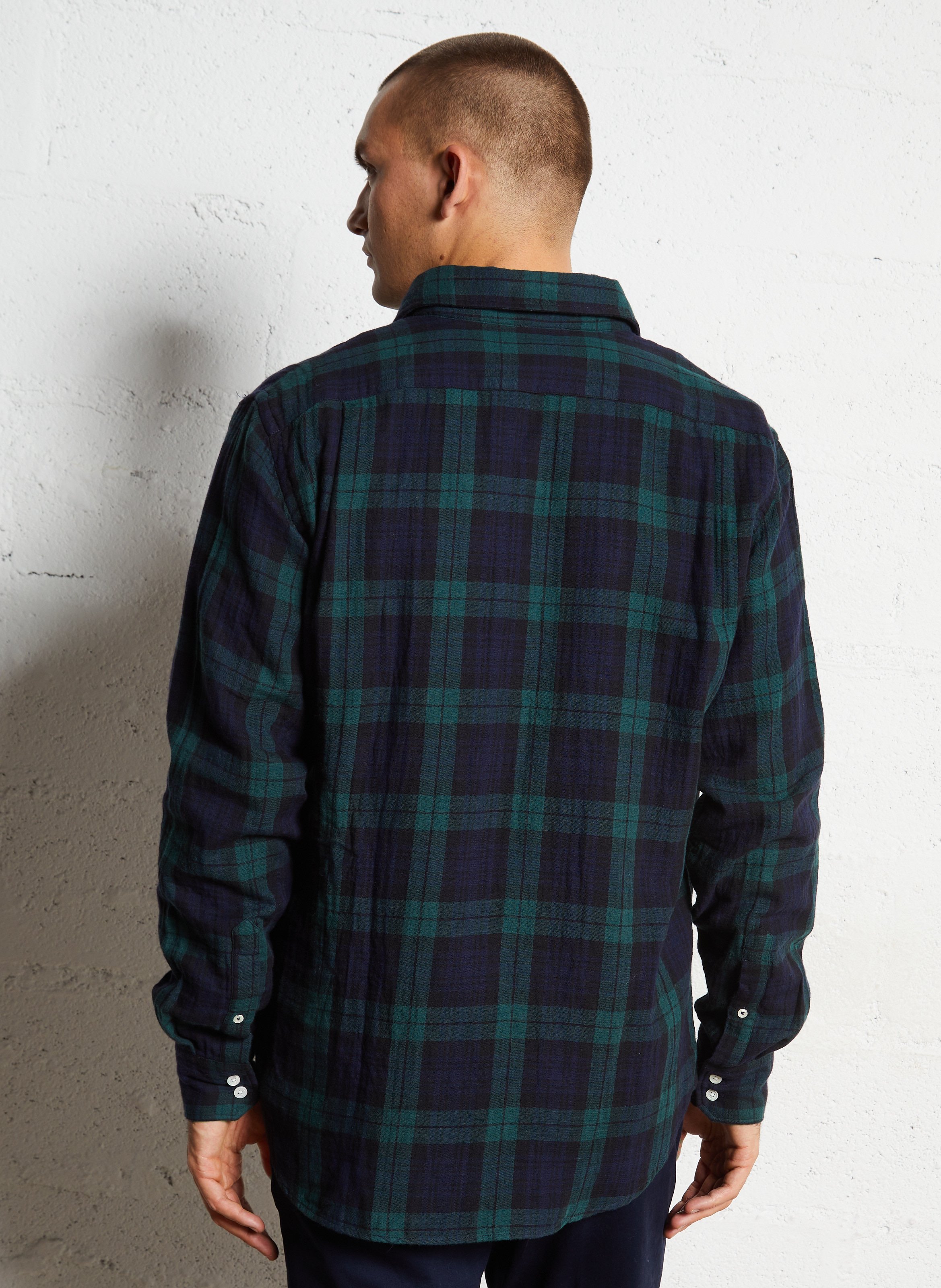 Chemise col classique en coton HARTFORD Multicolore