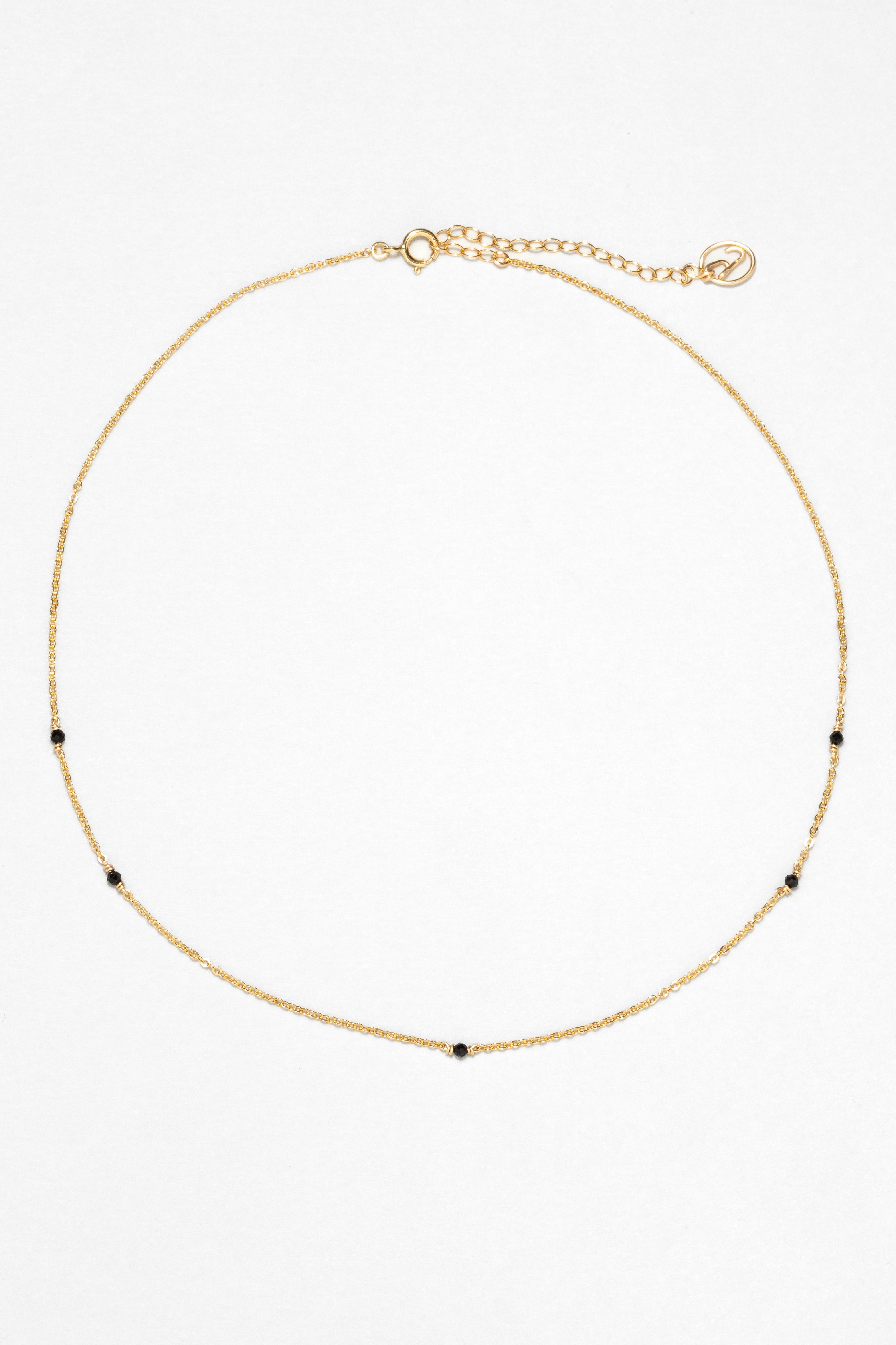 Black necklace-bracelet YAY Golden