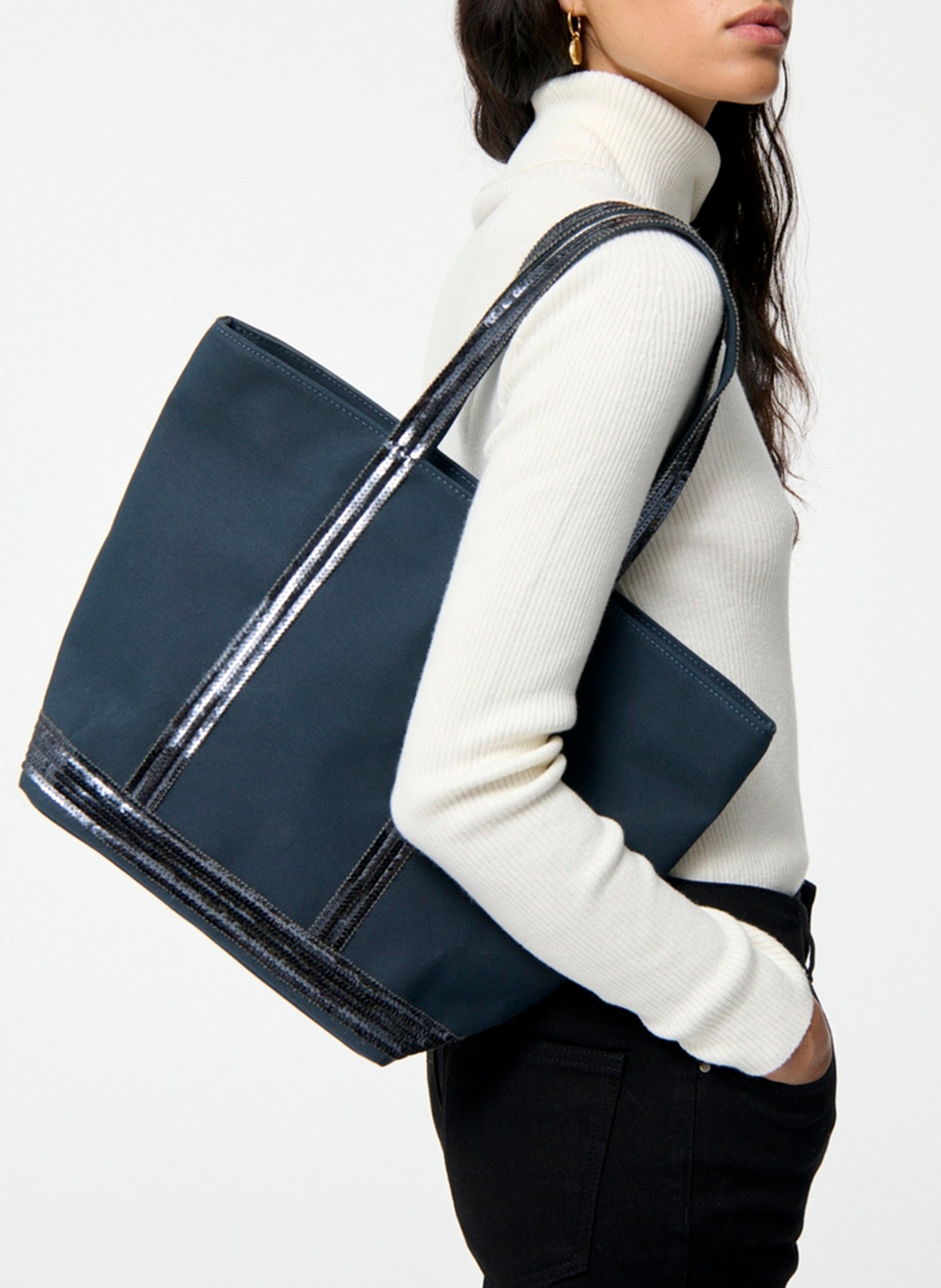 Sac cabas en coton VANESSA BRUNO Noir