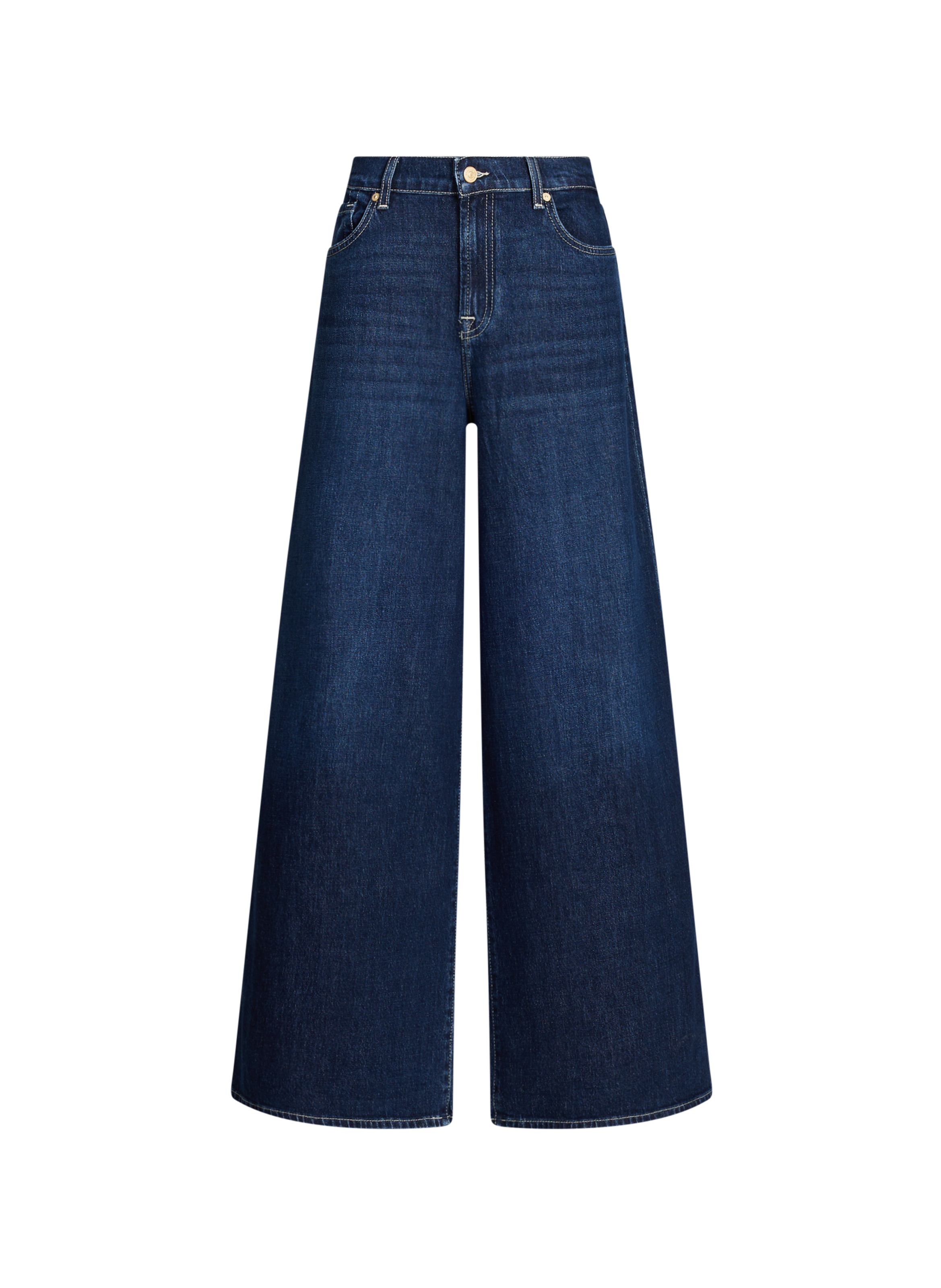 Cotton-blend chinos 7 FOR ALL MANKIND Blue