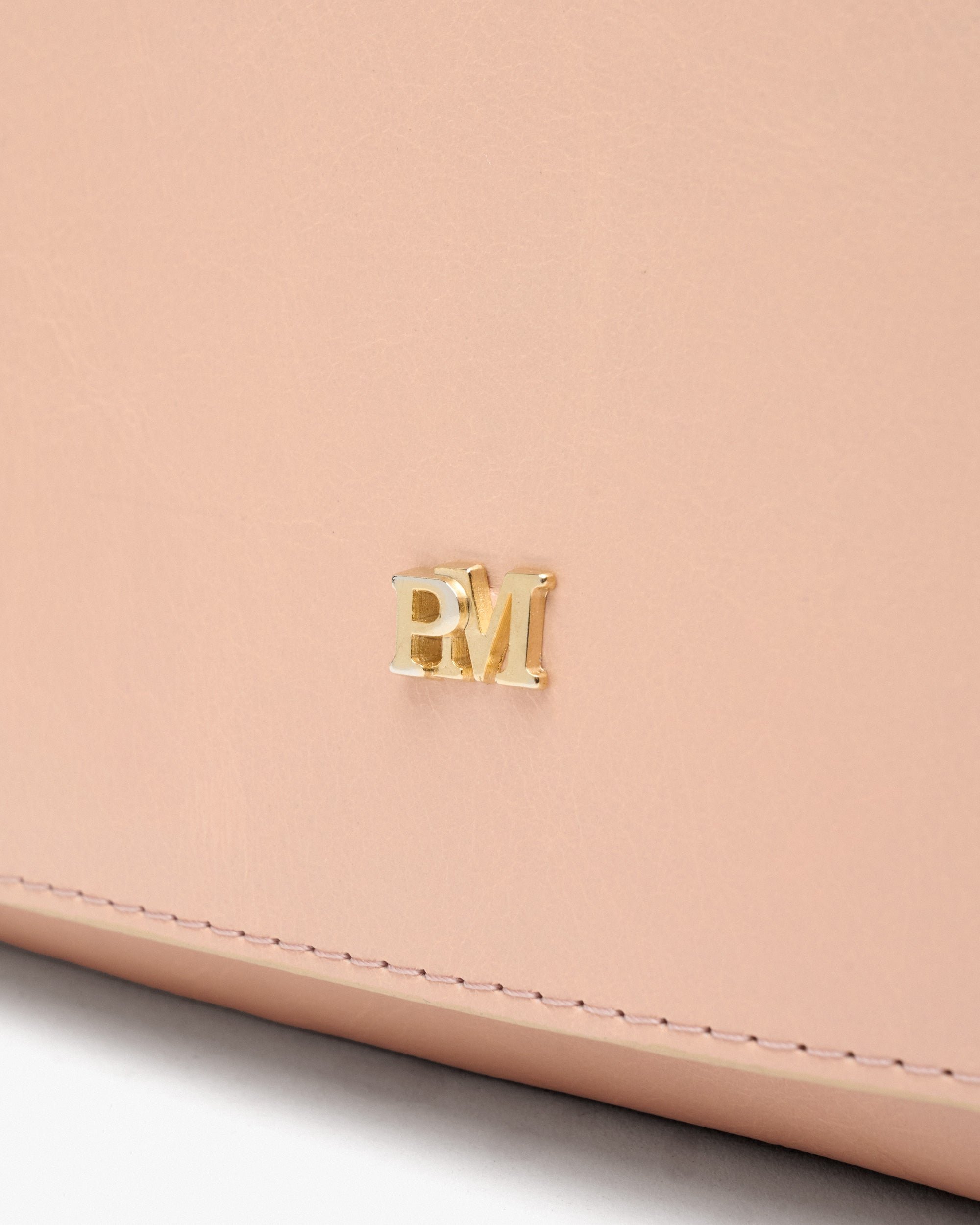 Green leather evening bag with chain PEDRO MIRALLES Pink