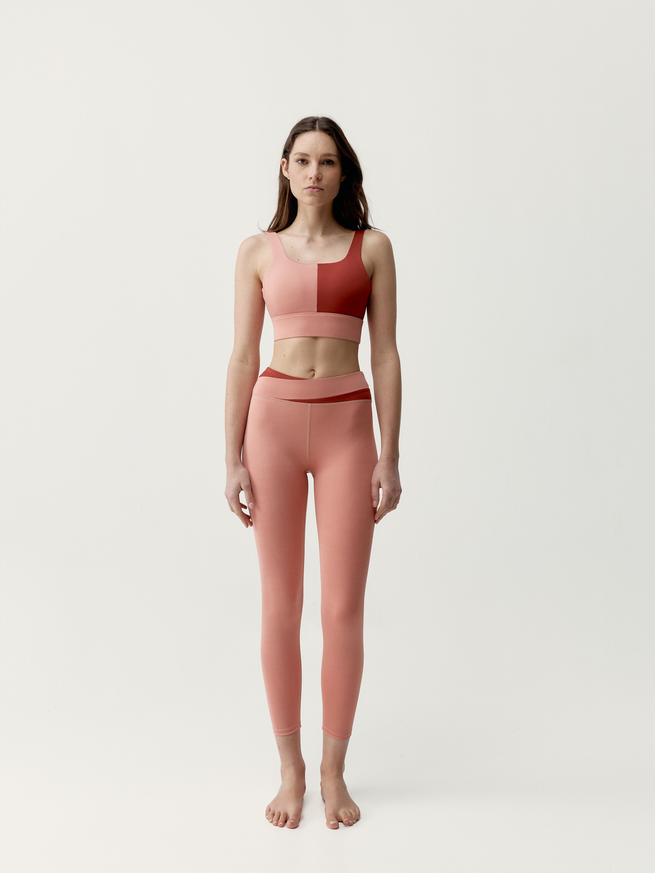 Legging de sport 7/8 performance kate BORN Orange