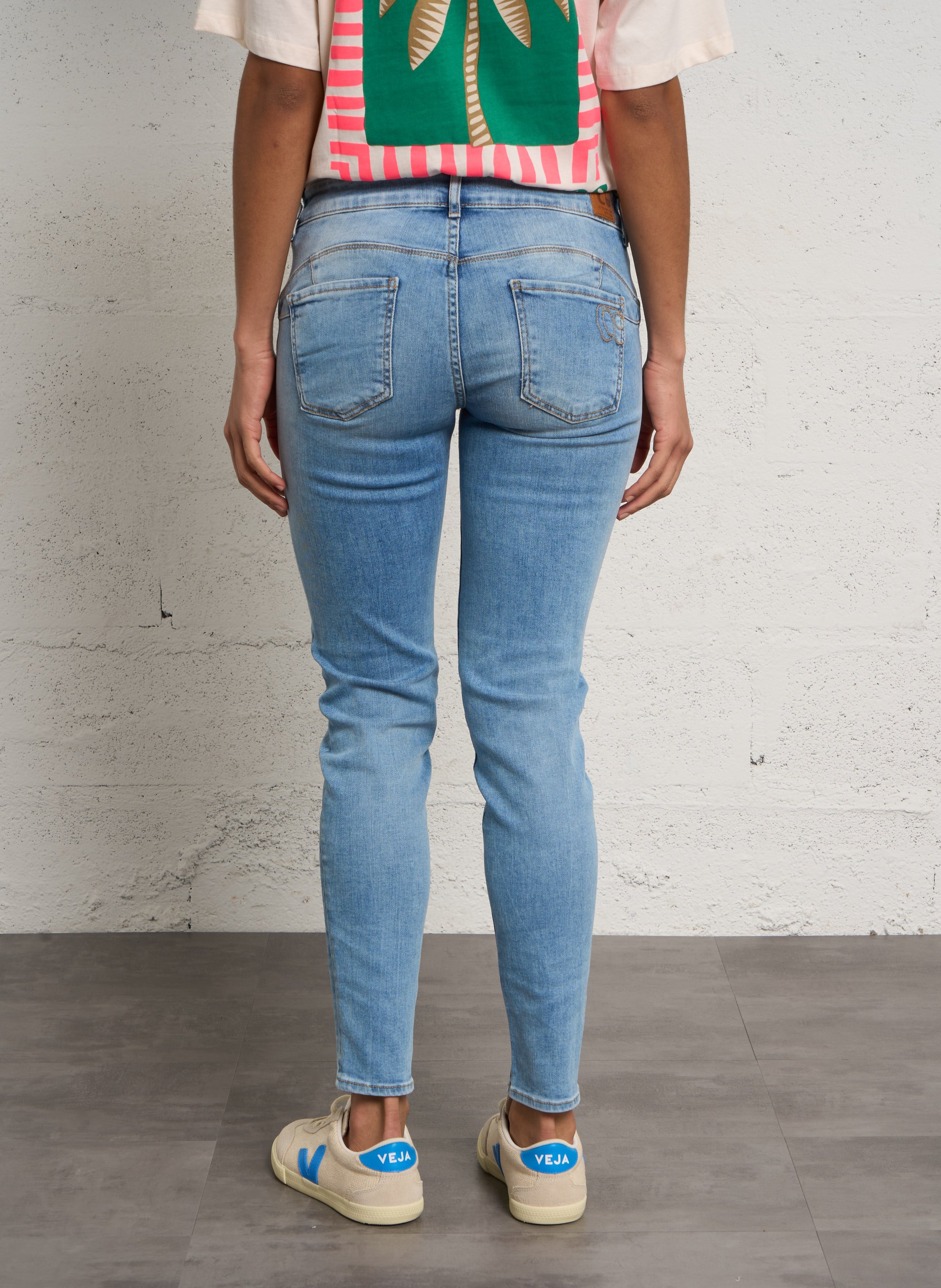 Alpes - Slim Jeans LE TEMPS DES CERISES Blau