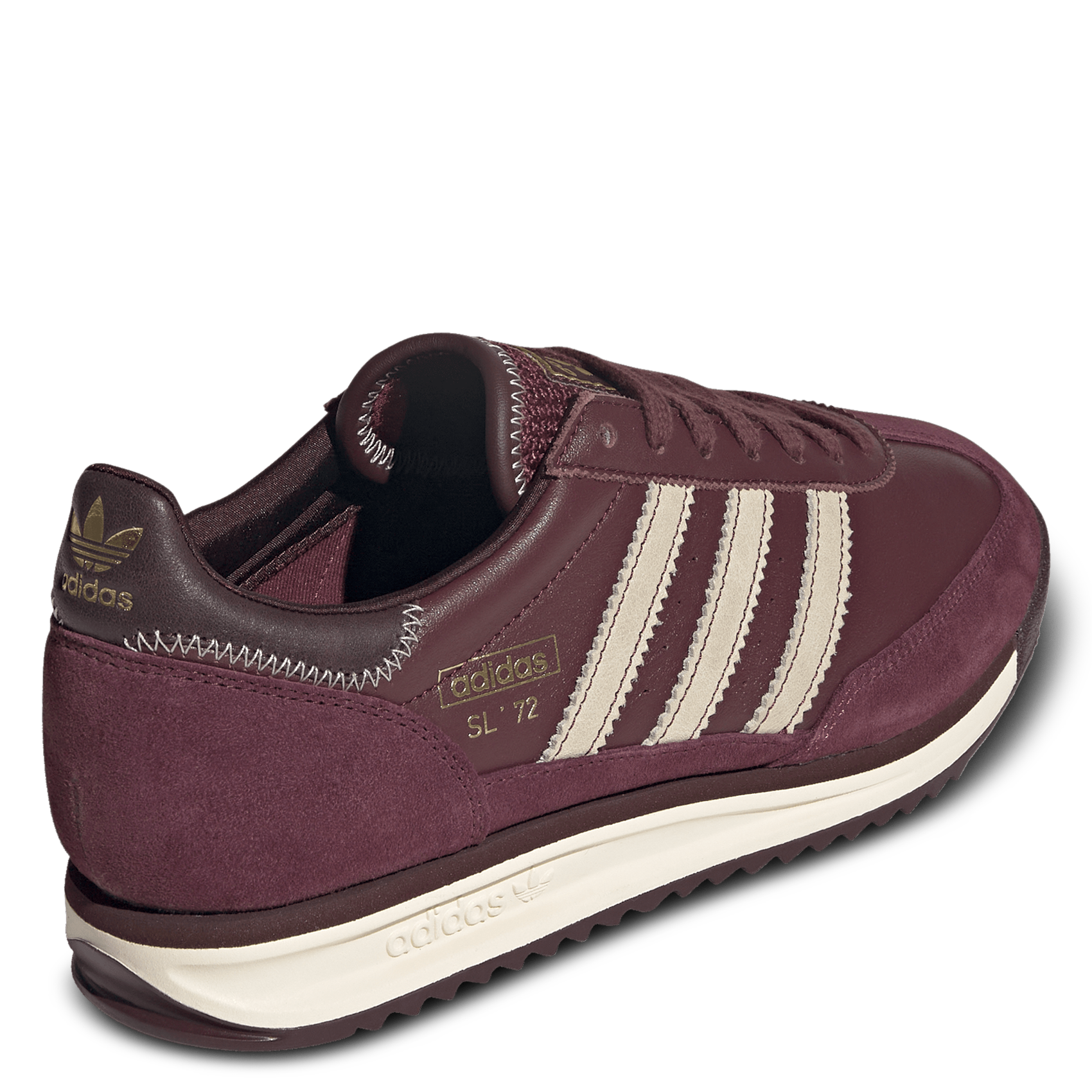 Niedrige Ledersneaker ADIDAS Rot