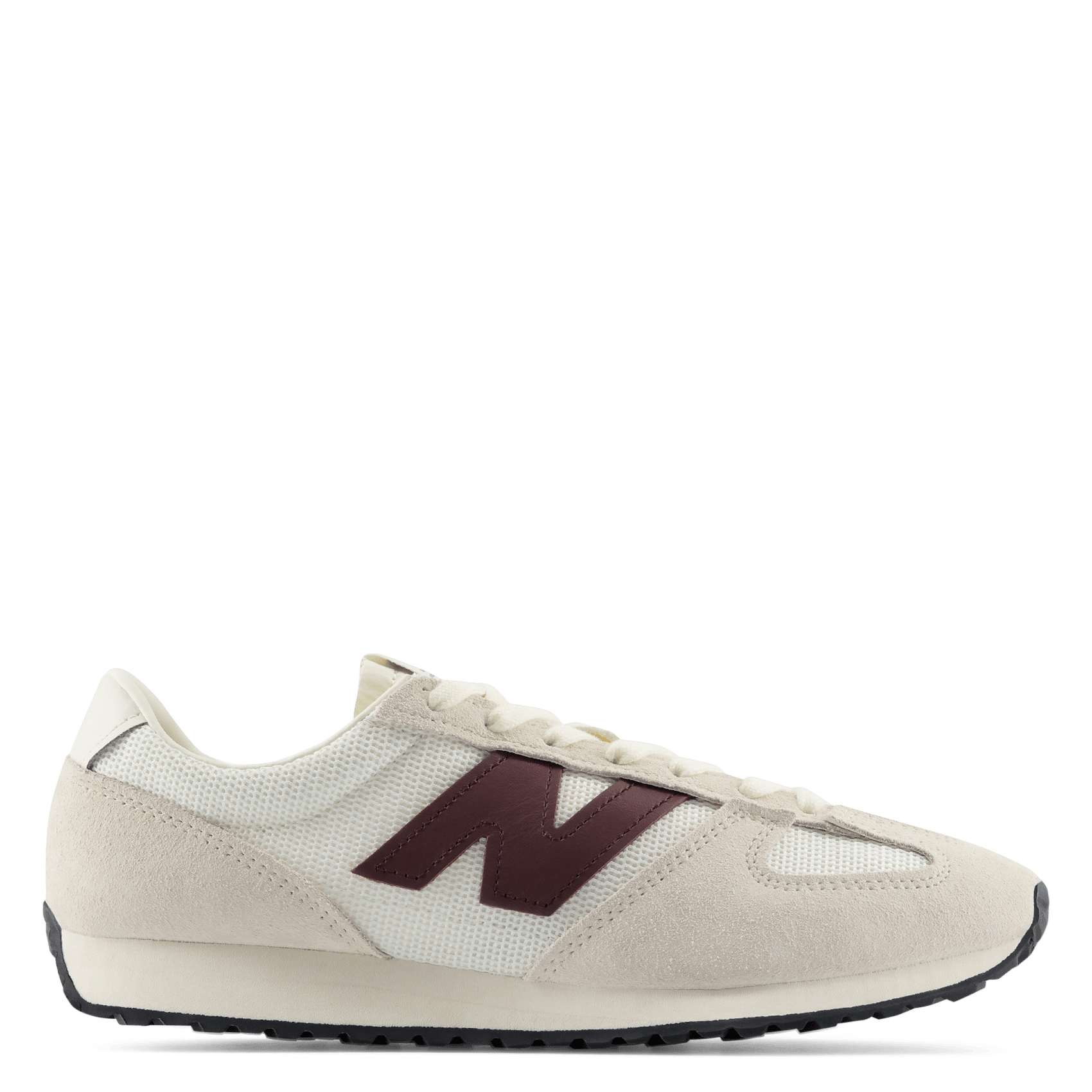 Baskets basses en cuir mélangé NEW BALANCE Blanc