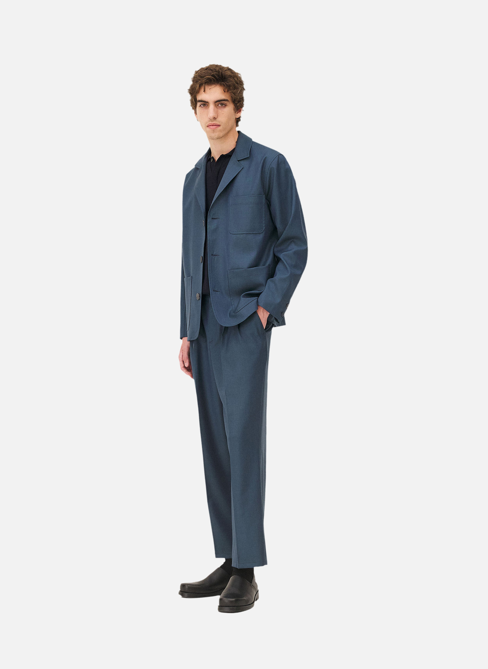 Casual blazer Nairo Deep Lagoon Noyoco Blue