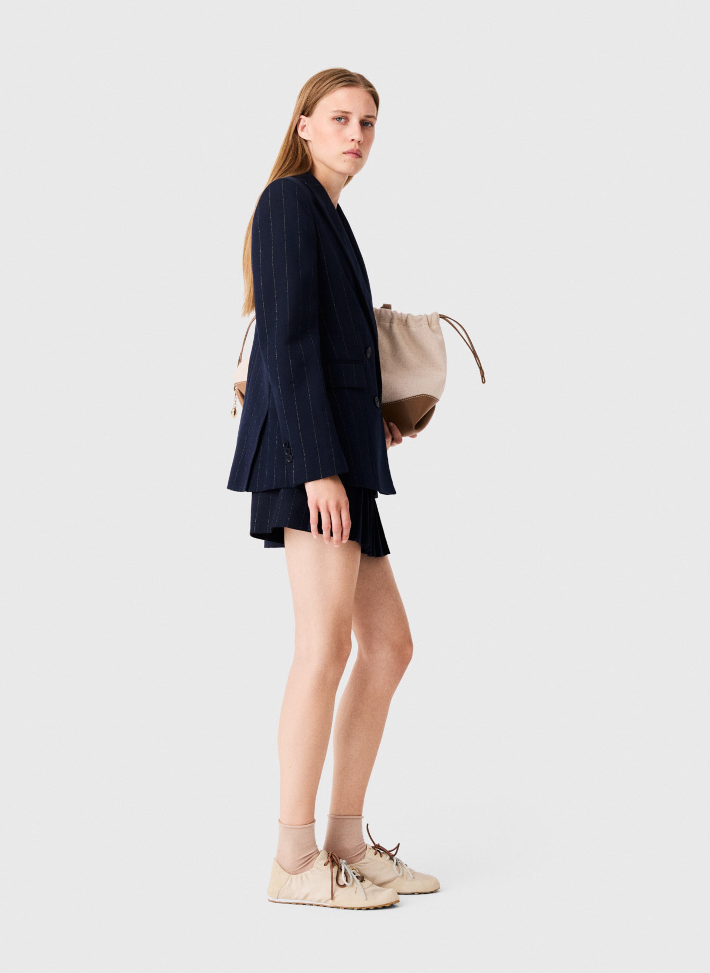 Veste de tailleur cintrée MAJE Bleu