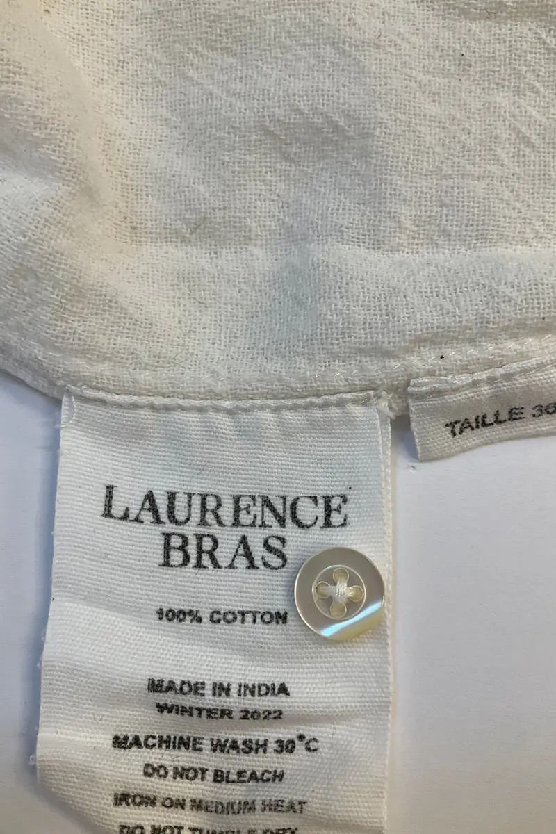 Blouse LAURENCE BRAS - Seconde Main White