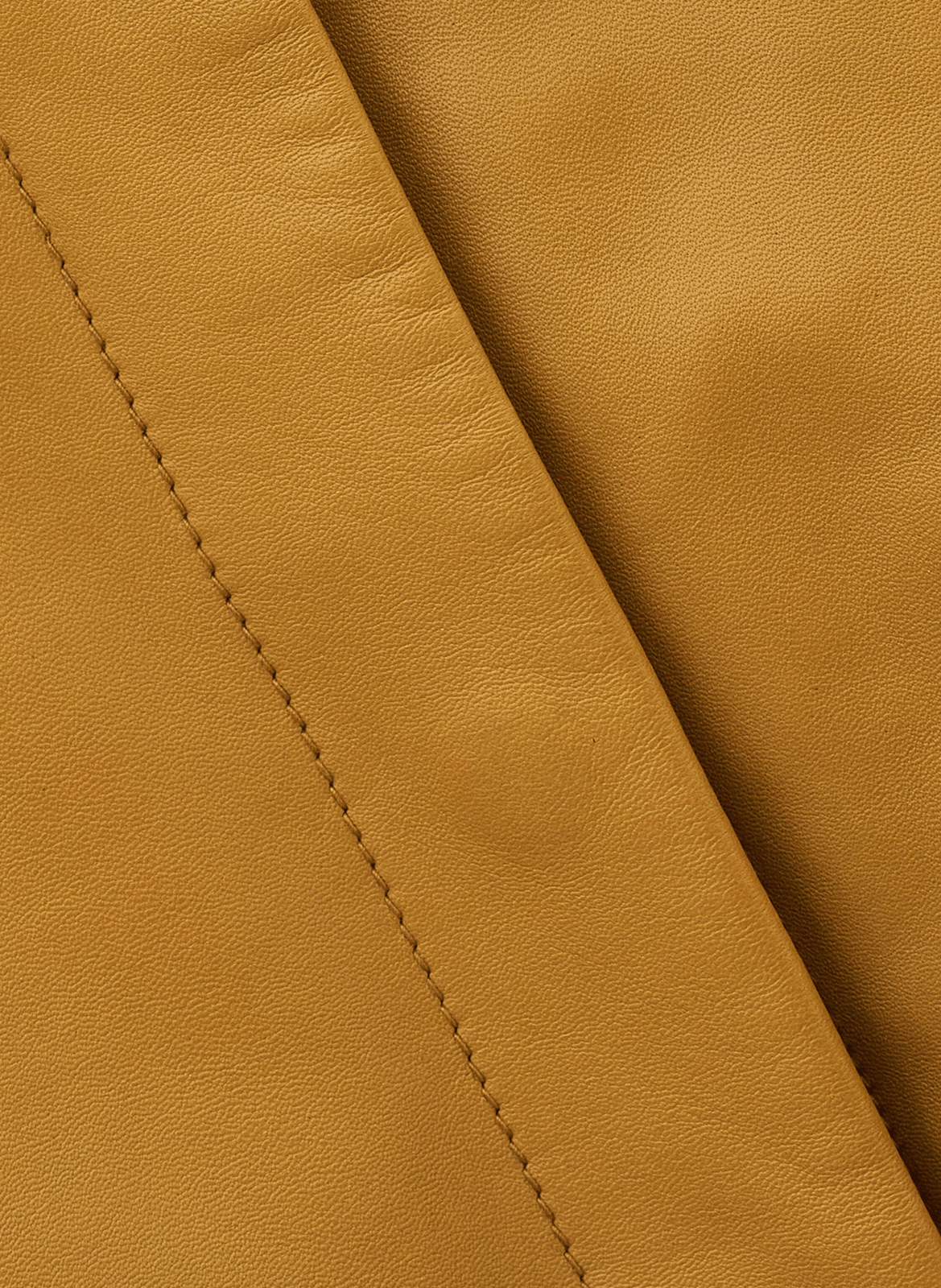 Kort getailleerd leren jasje | Beige BA&SH Dames