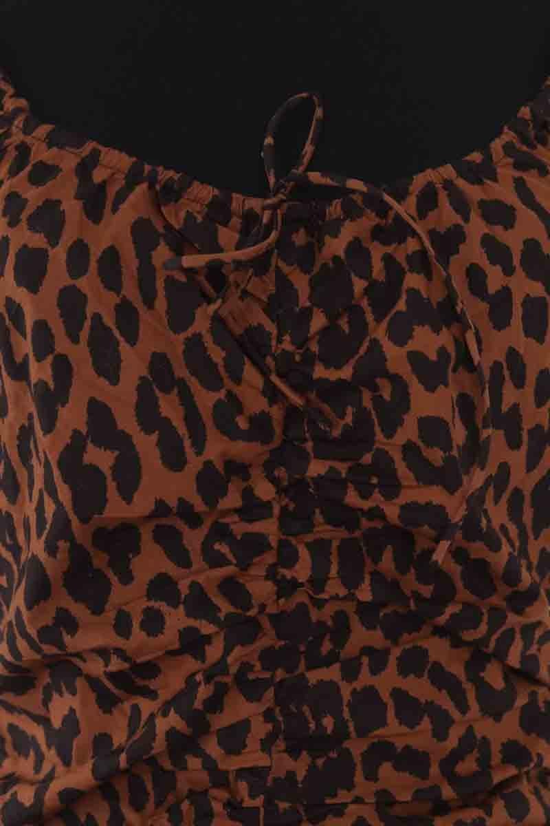 Dress GANNI - Seconde Main Brown
