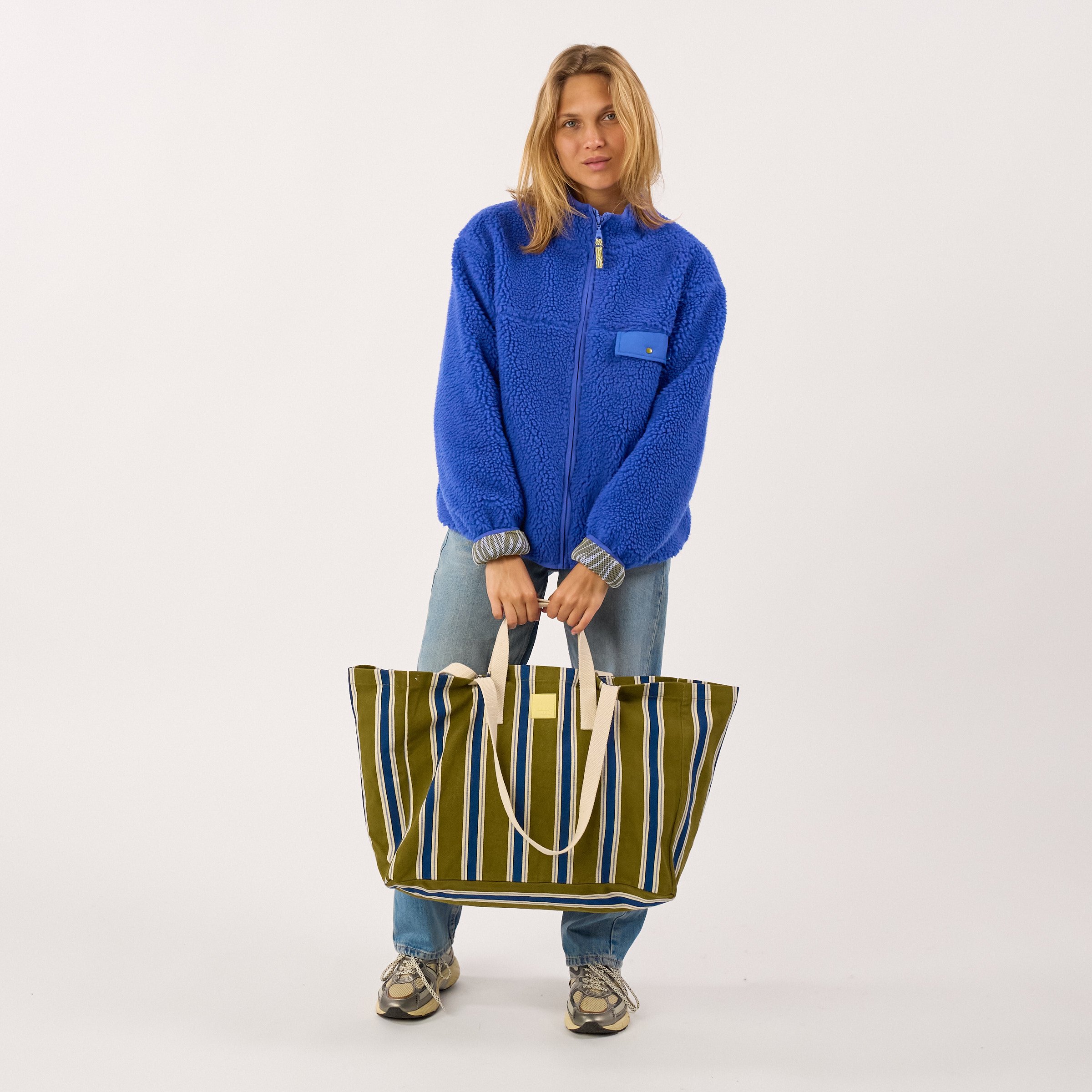 Organic cotton tote bag | Khaki BILLYBELT Women