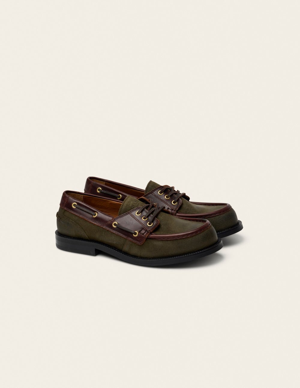 Boat shoes ODAJE Khaki