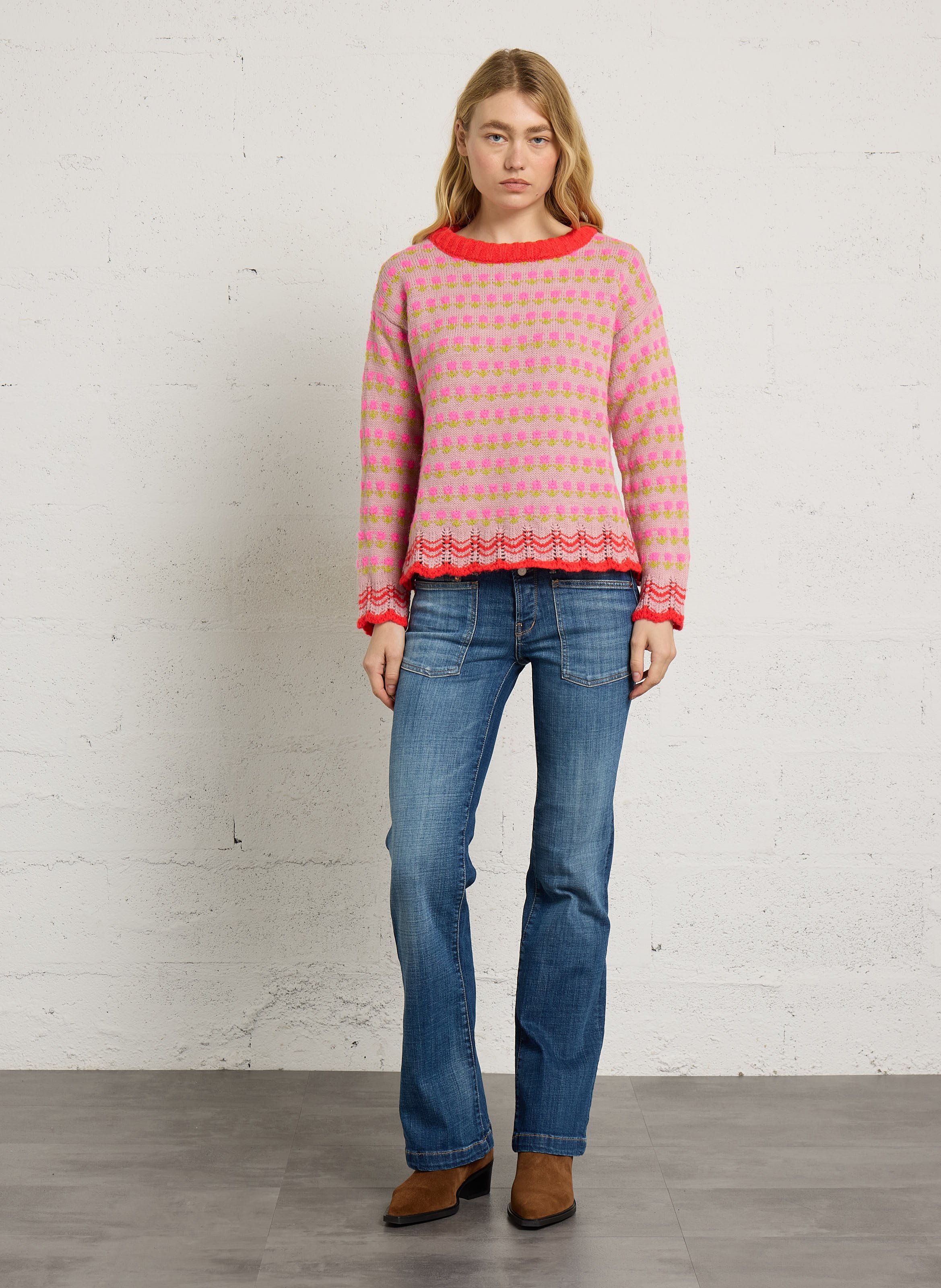 Oversized trui DR BLOOM Roze