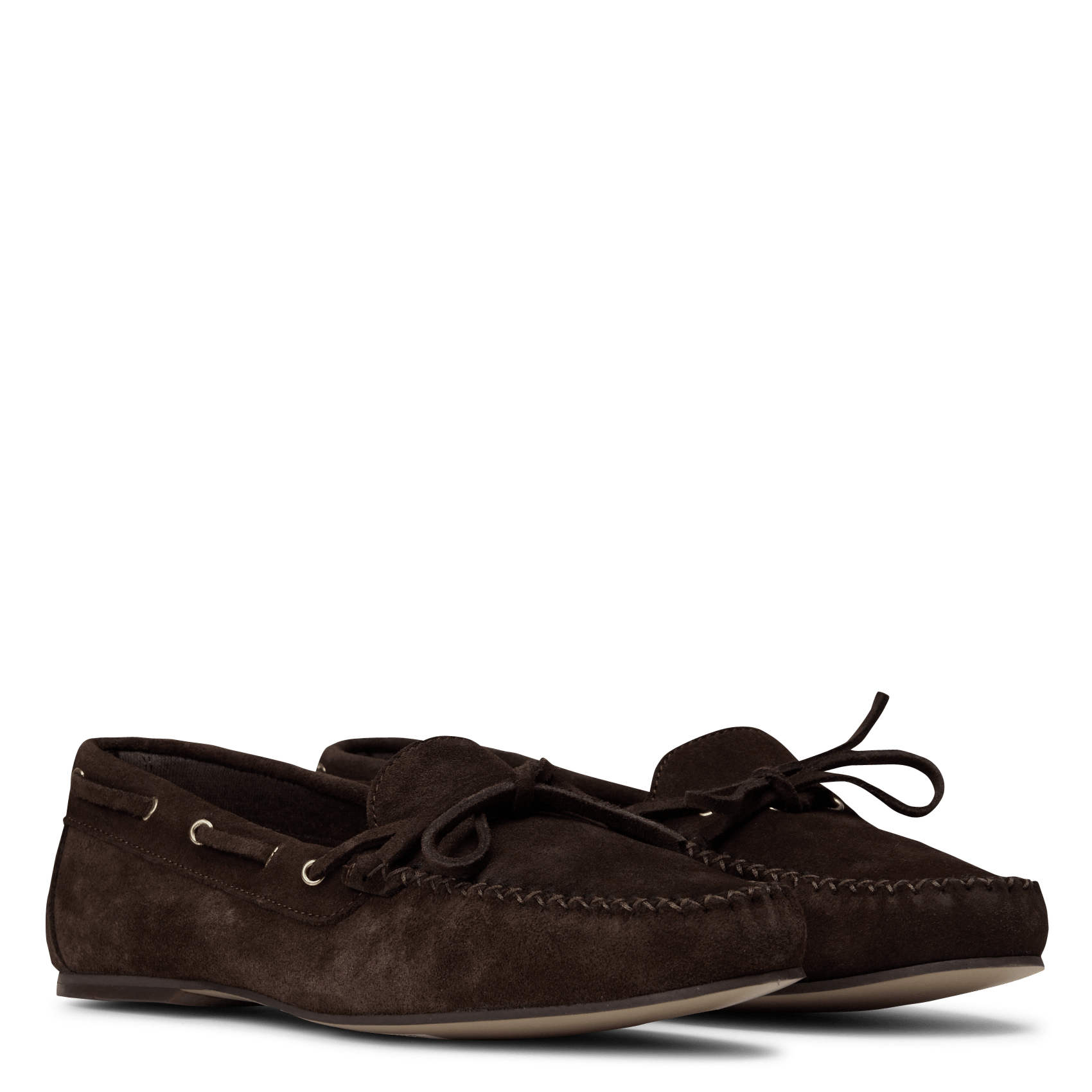 Mocassins en cuir velours COSMOPARIS Marron