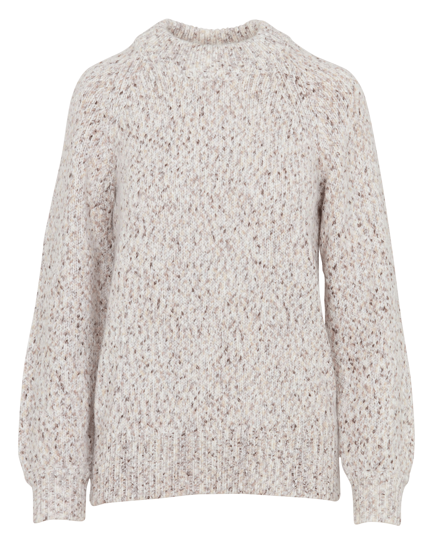 Gerade geschnittenes Kleid mit hohem Strickkragen IKKS Braun