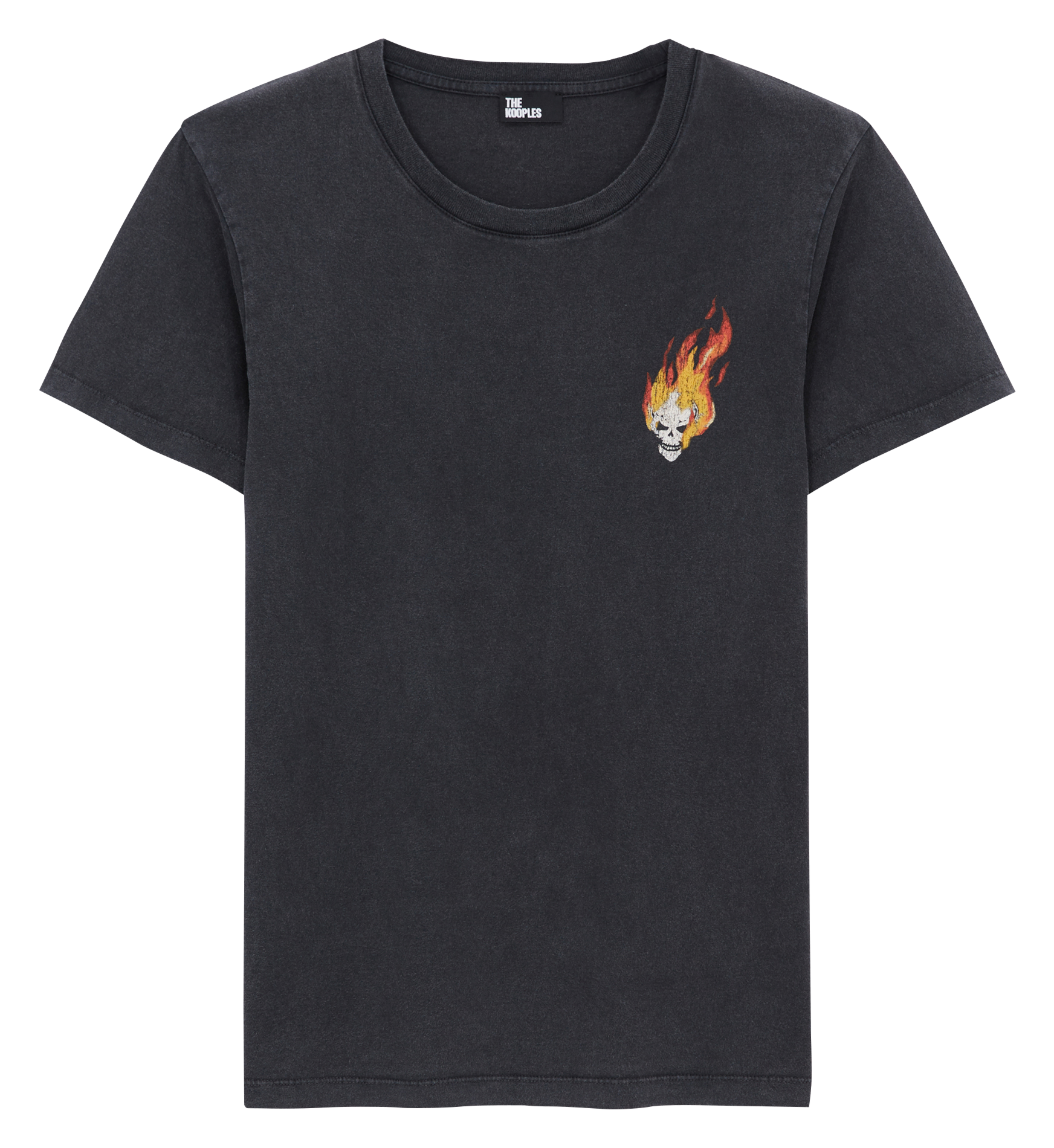 Screen-printed cotton T-shirt THE KOOPLES Blue