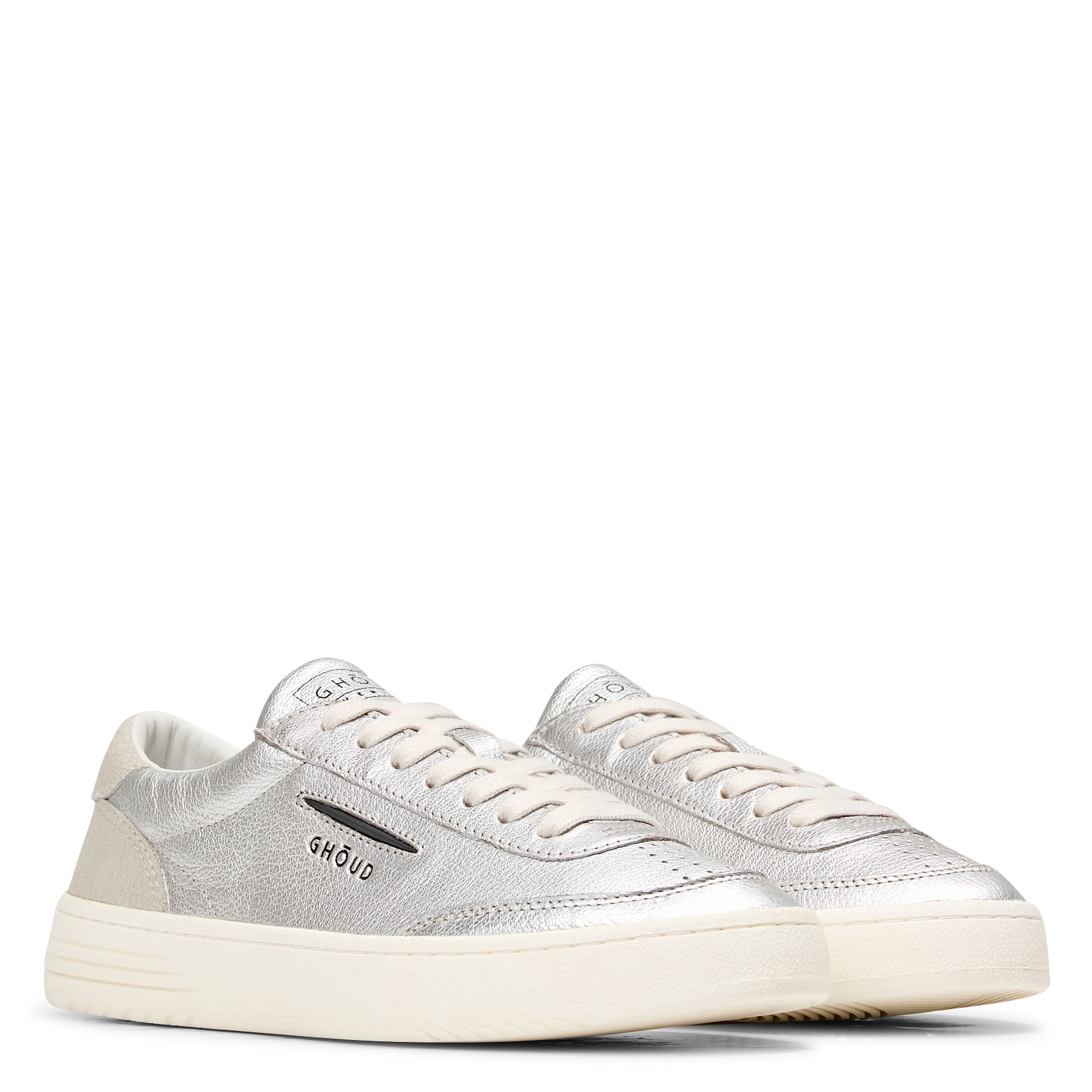 Lage, leren sneakers GHOUD VENICE Grijs