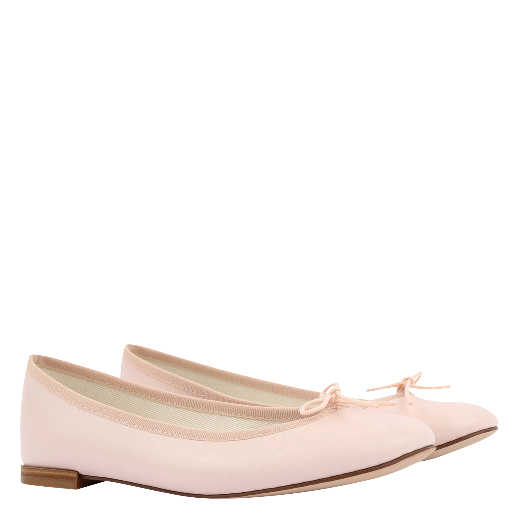 Leren ballerina's REPETTO Roze