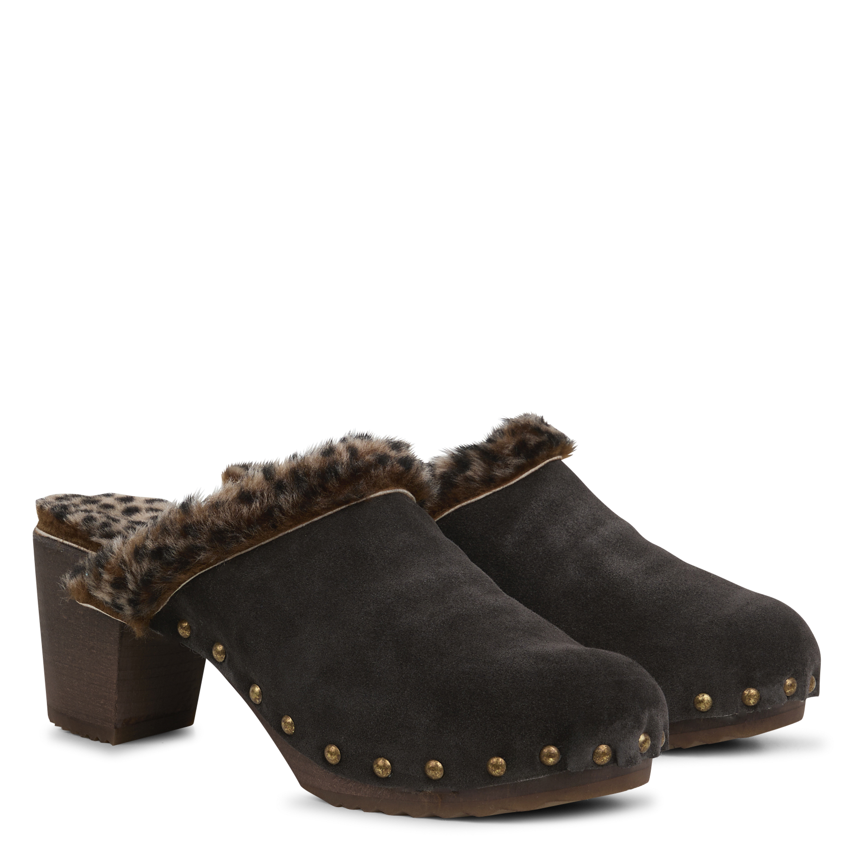 Muilezel gevoerd met leer BOSABO Bruin