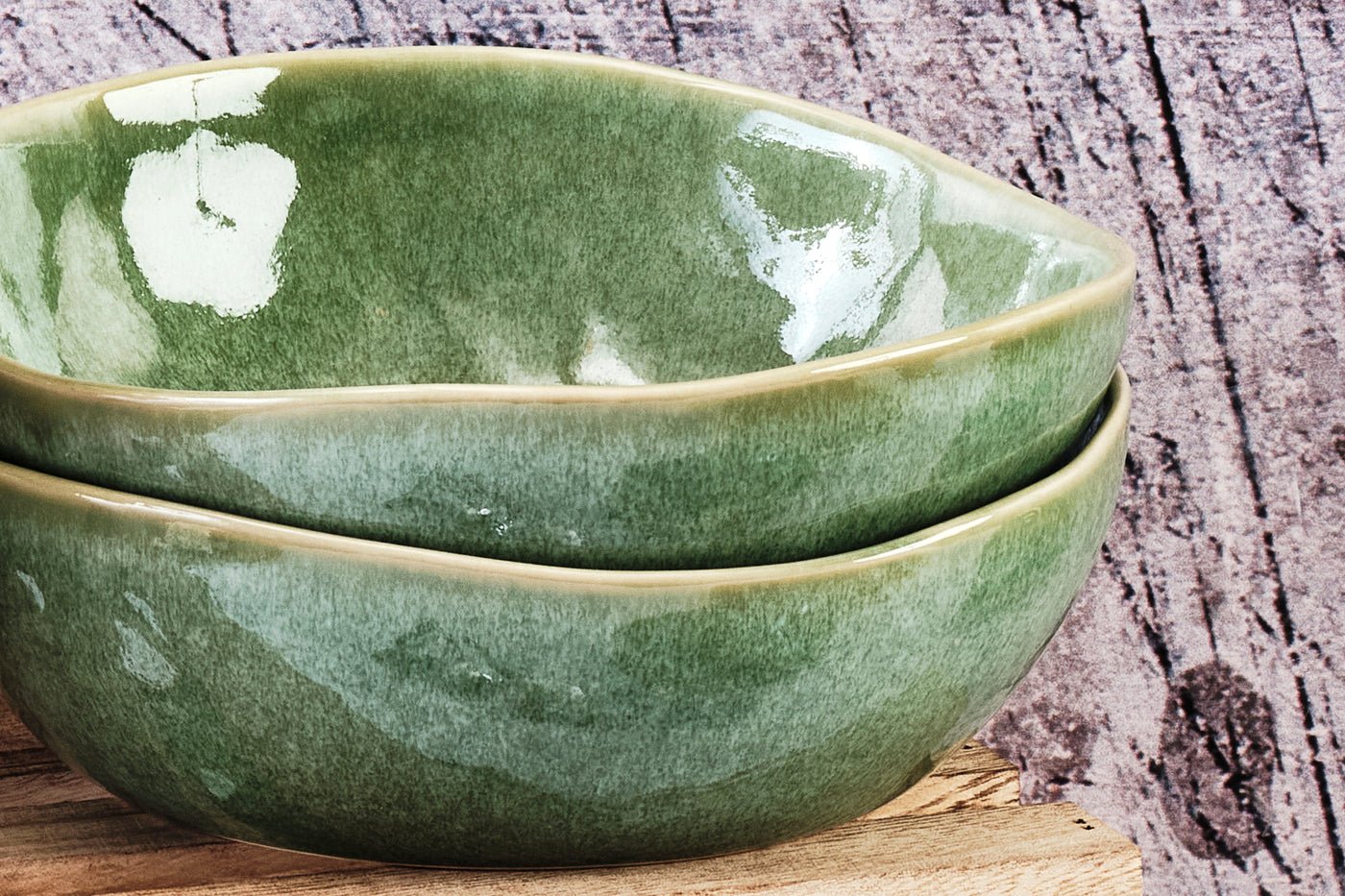 Magma bowl ø18.5cm - set of 6 - mint BJORN Green