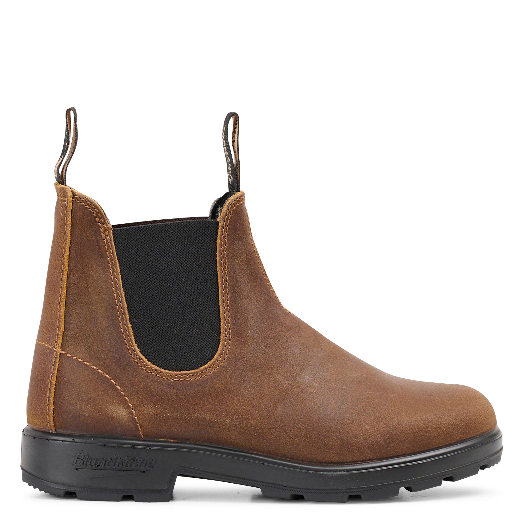 Mixed leather ankle boots BLUNDSTONE Brown