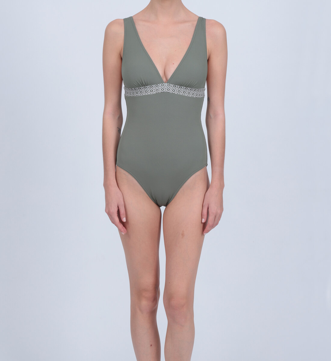 One-piece swimsuit - Sintra GILI'S Khaki