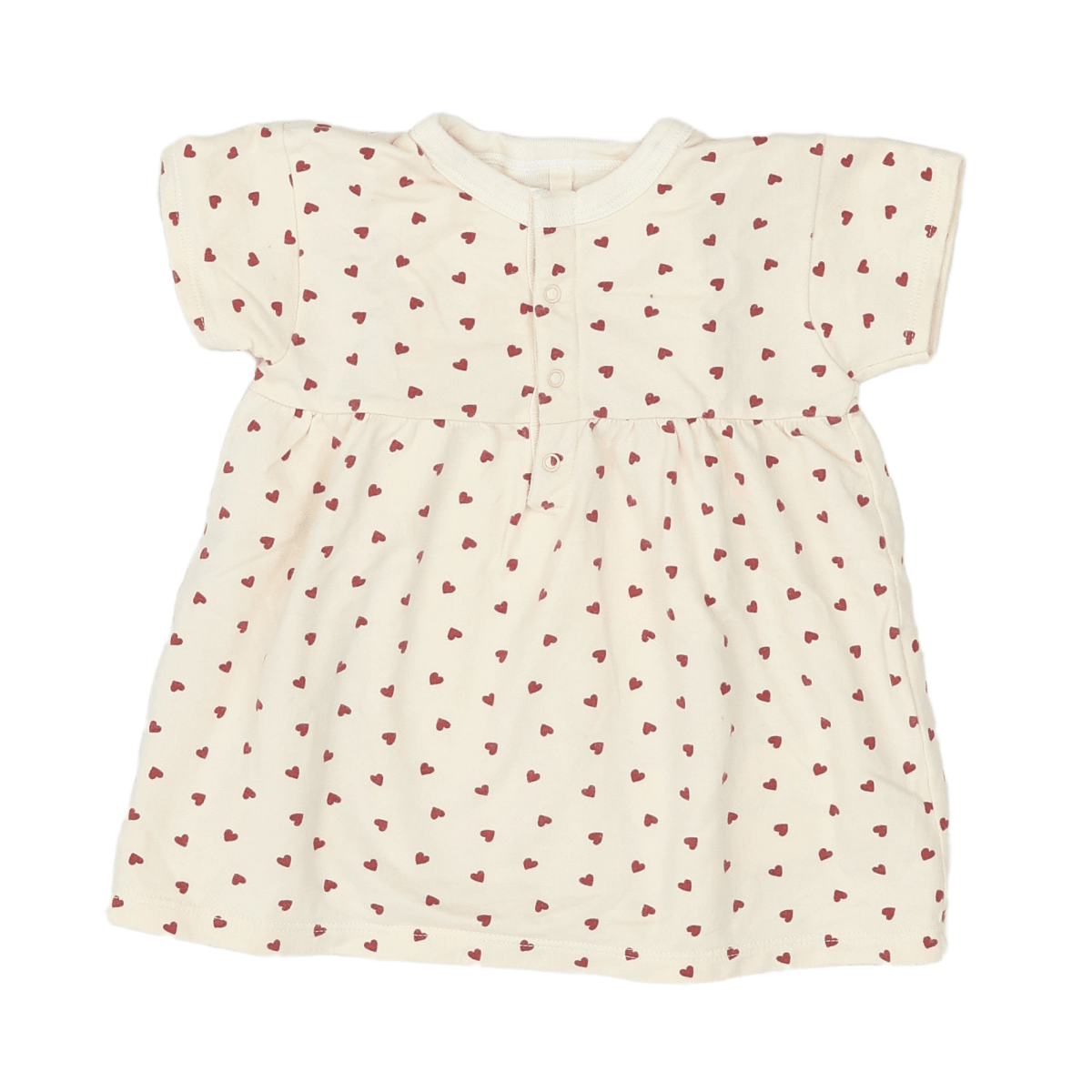 Beige Baby Dress - 12 months PETIT BATEAU - Seconde Main Beige