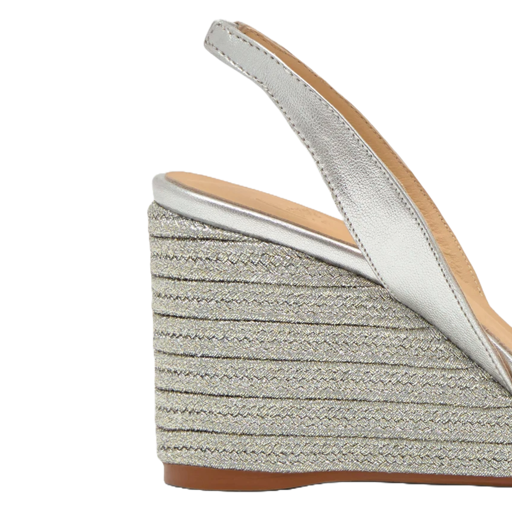 Sandales compensées CASTANER Argent